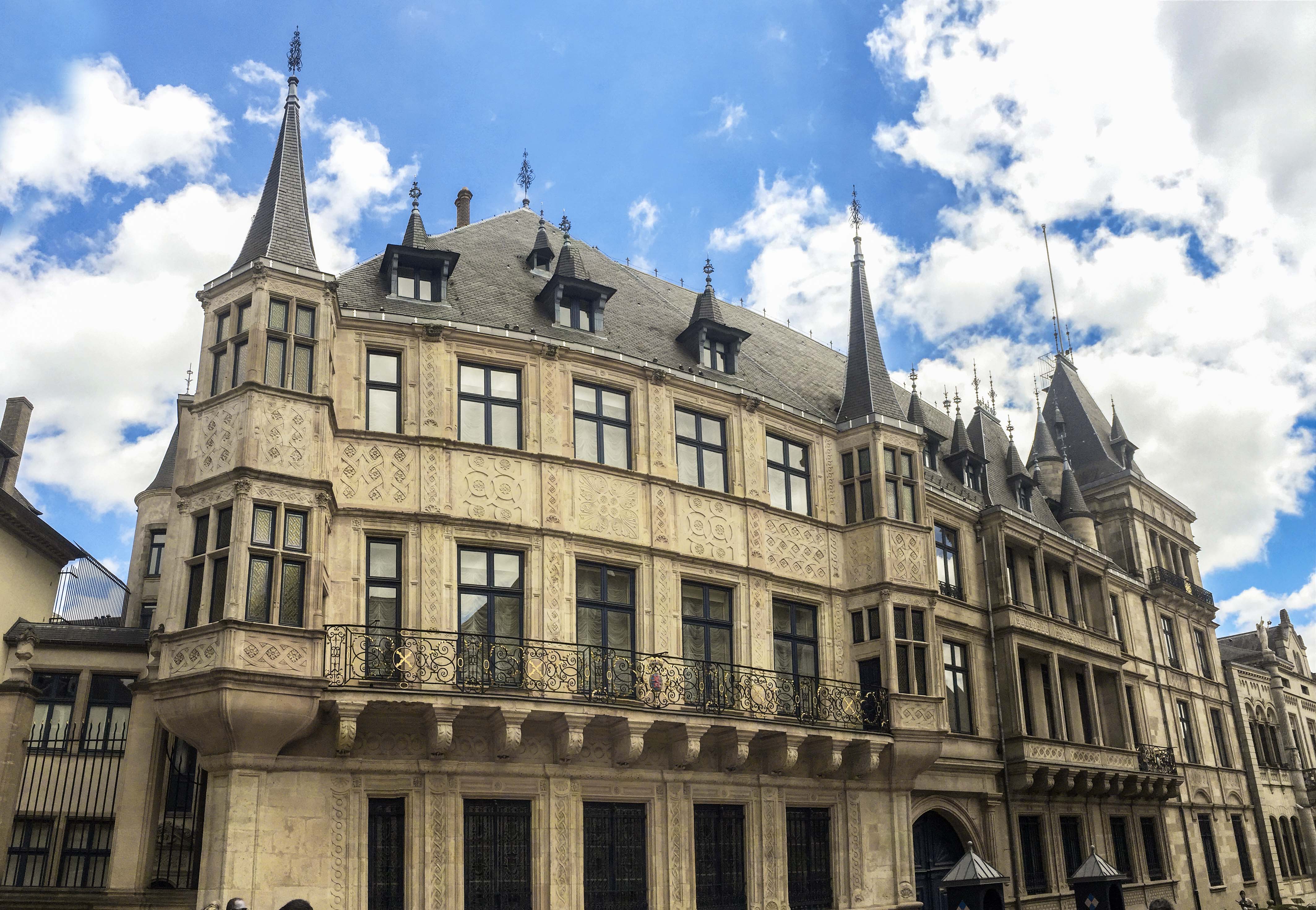 The Grand Ducal Palace, Luxembourg, in Luxembourg City, the official residence of the Grand Duke of Luxembourg