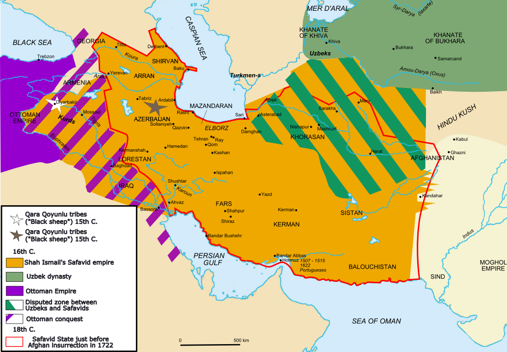 Pada tahun 1501-02, sebagian besar wilayah Armenia Timur, termasuk Yerevan, ditaklukkan oleh Dinasti Safawiyah Iran yang baru muncul di bawah pimpinan Shah Ismail I.