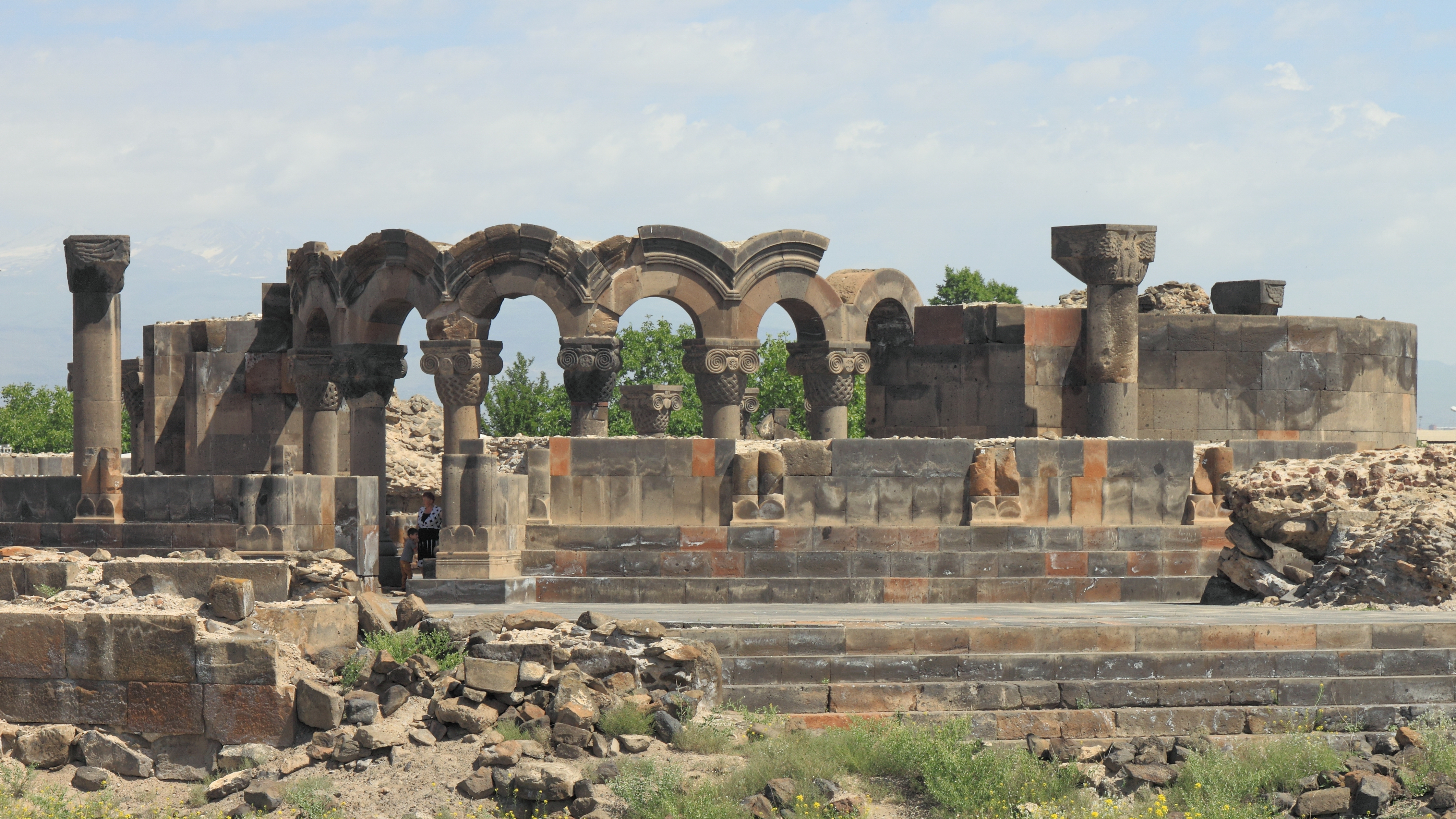 Katedral Zvartnots, 643-652, Situs Warisan Dunia UNESCO.