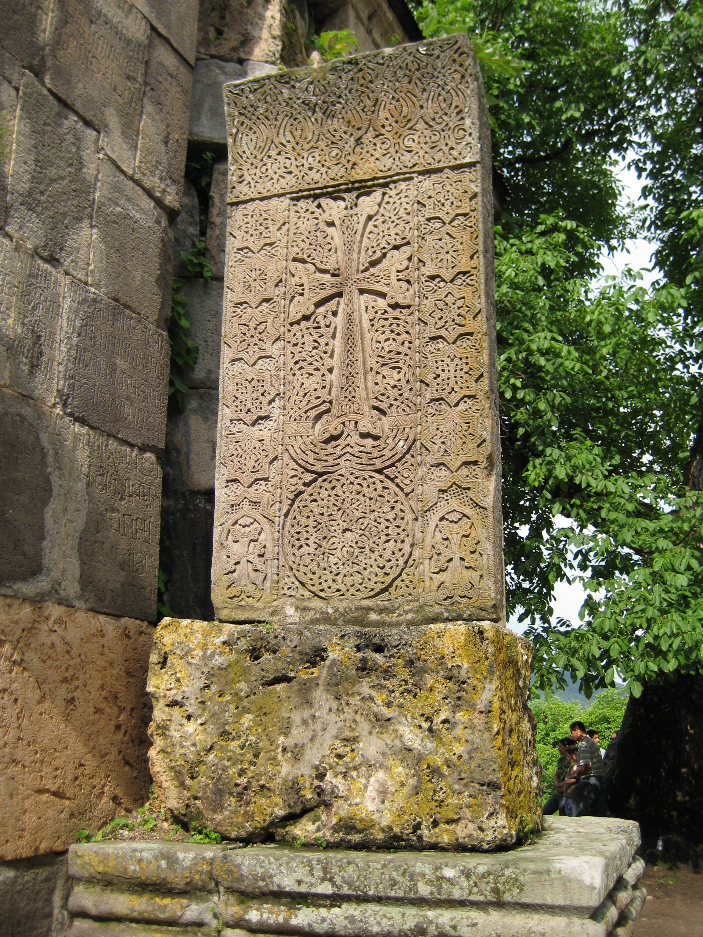 Khachkar Armenia kuno (batu salib)