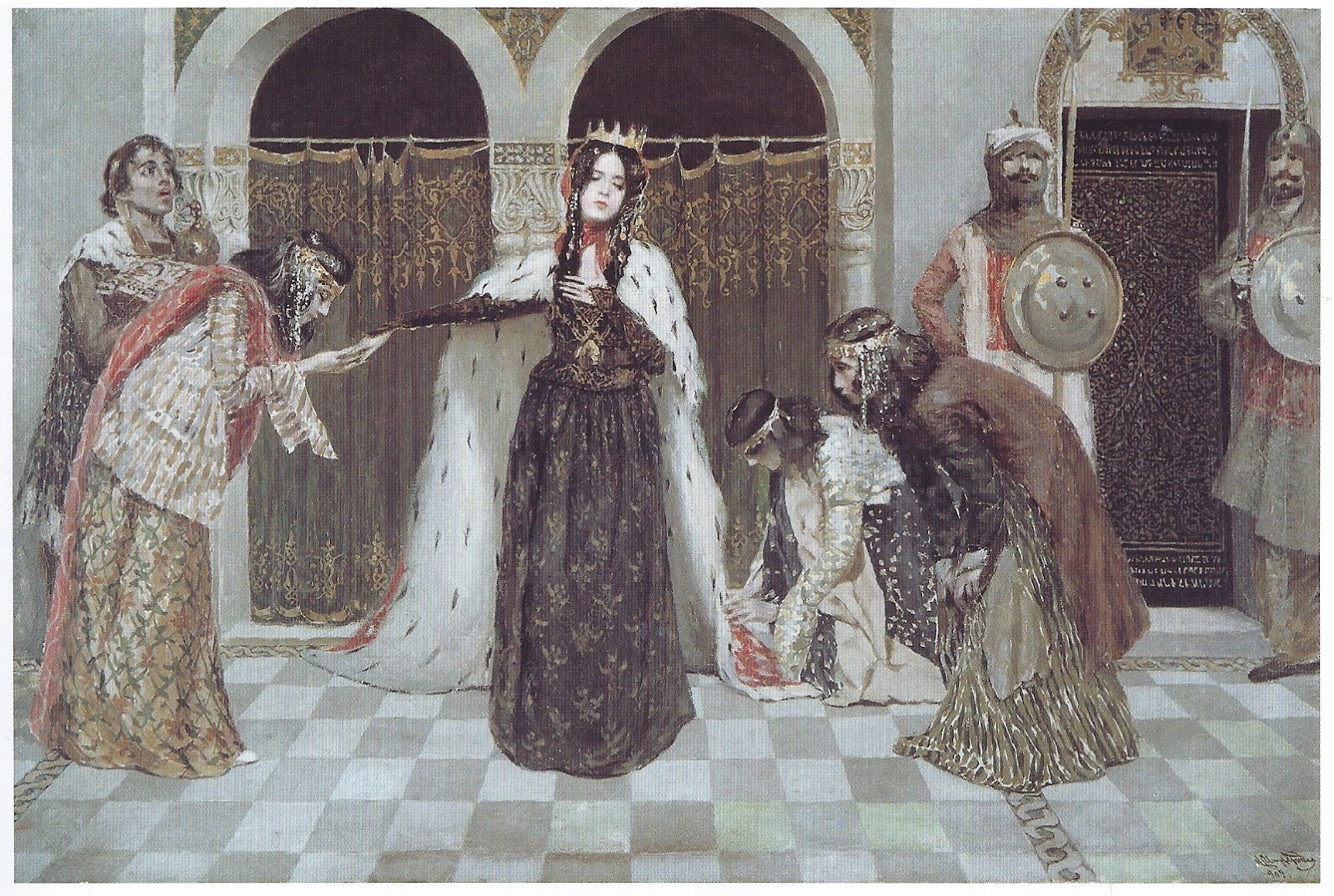 Kembalinya Ratu Zabel ke Istana, Vardges Sureniants (1909)