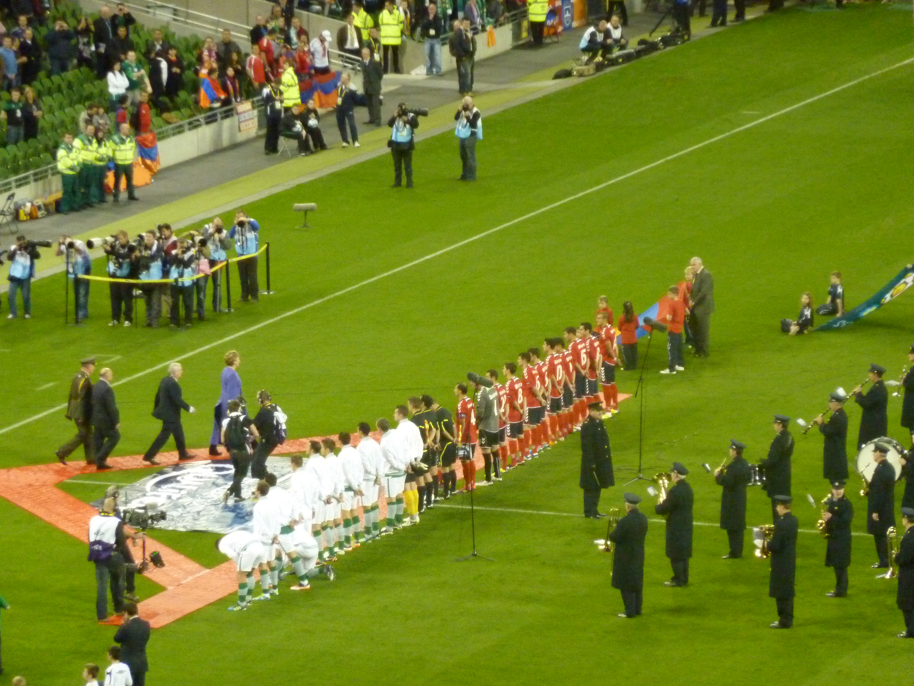 Tim nasional sepak bola Armenia di Dublin, Irlandia