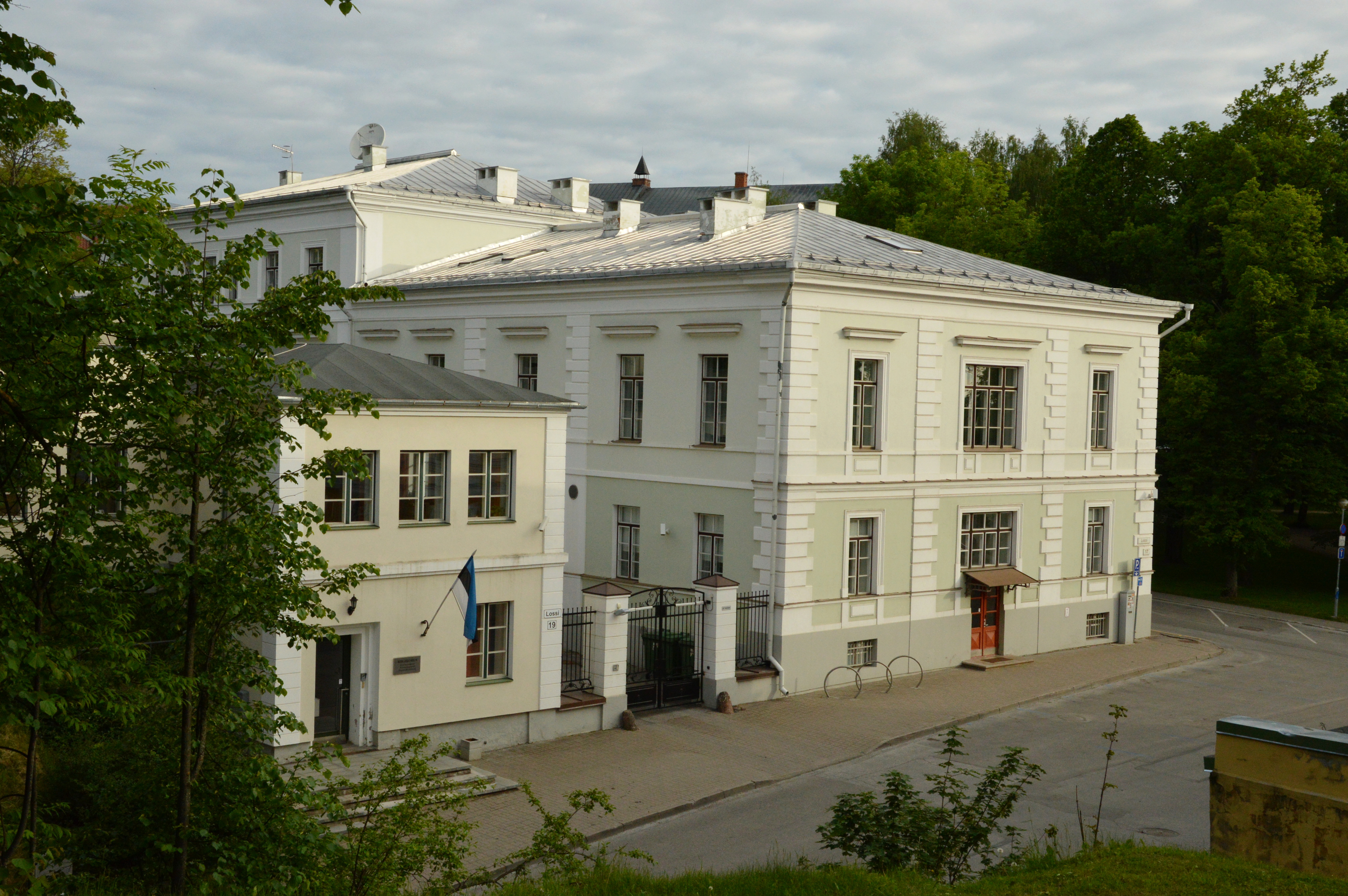 The building of the Supreme Court of Estonia in Tartu. The Supreme Court also functions as the constitutional court.