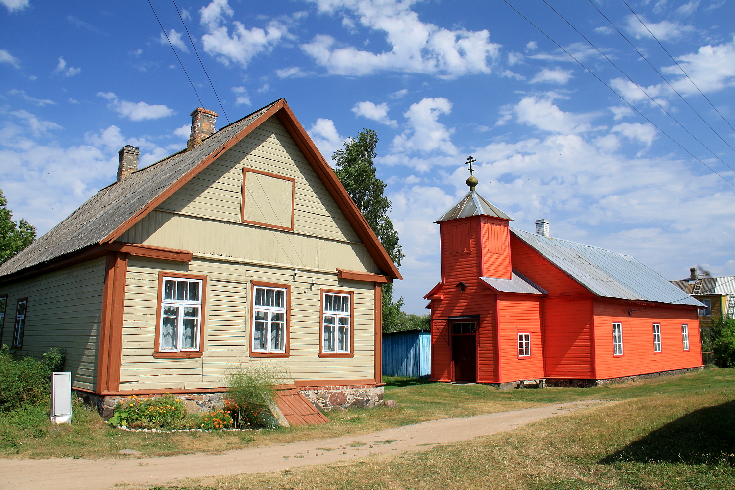 A Russian Old Believer village with a church on Piirissaar island in Lake Peipus. This community represents one of Estonia's historical minority groups with a distinct cultural and religious heritage.