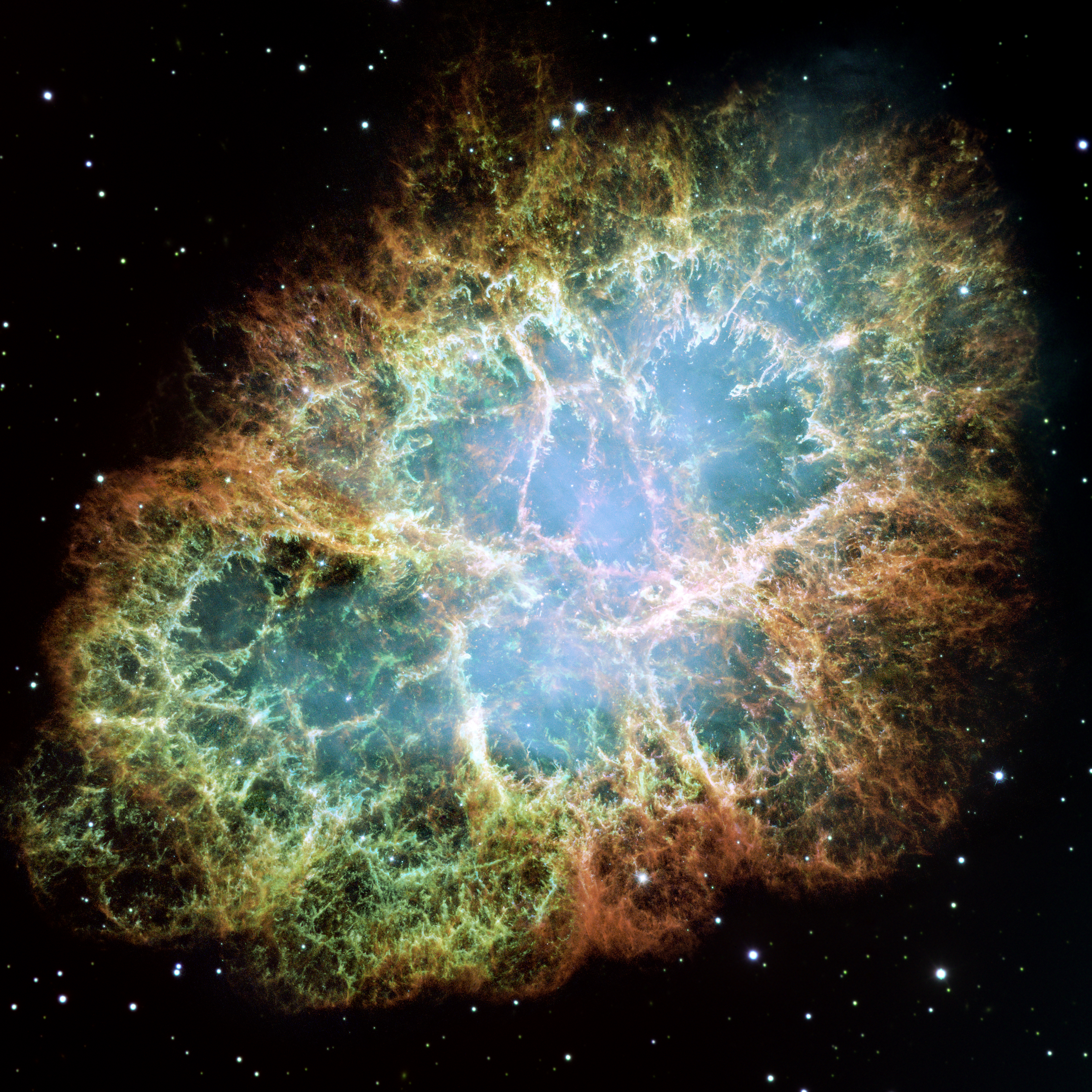 게 성운, SN 1054의 잔해. NASA/ESA 제공