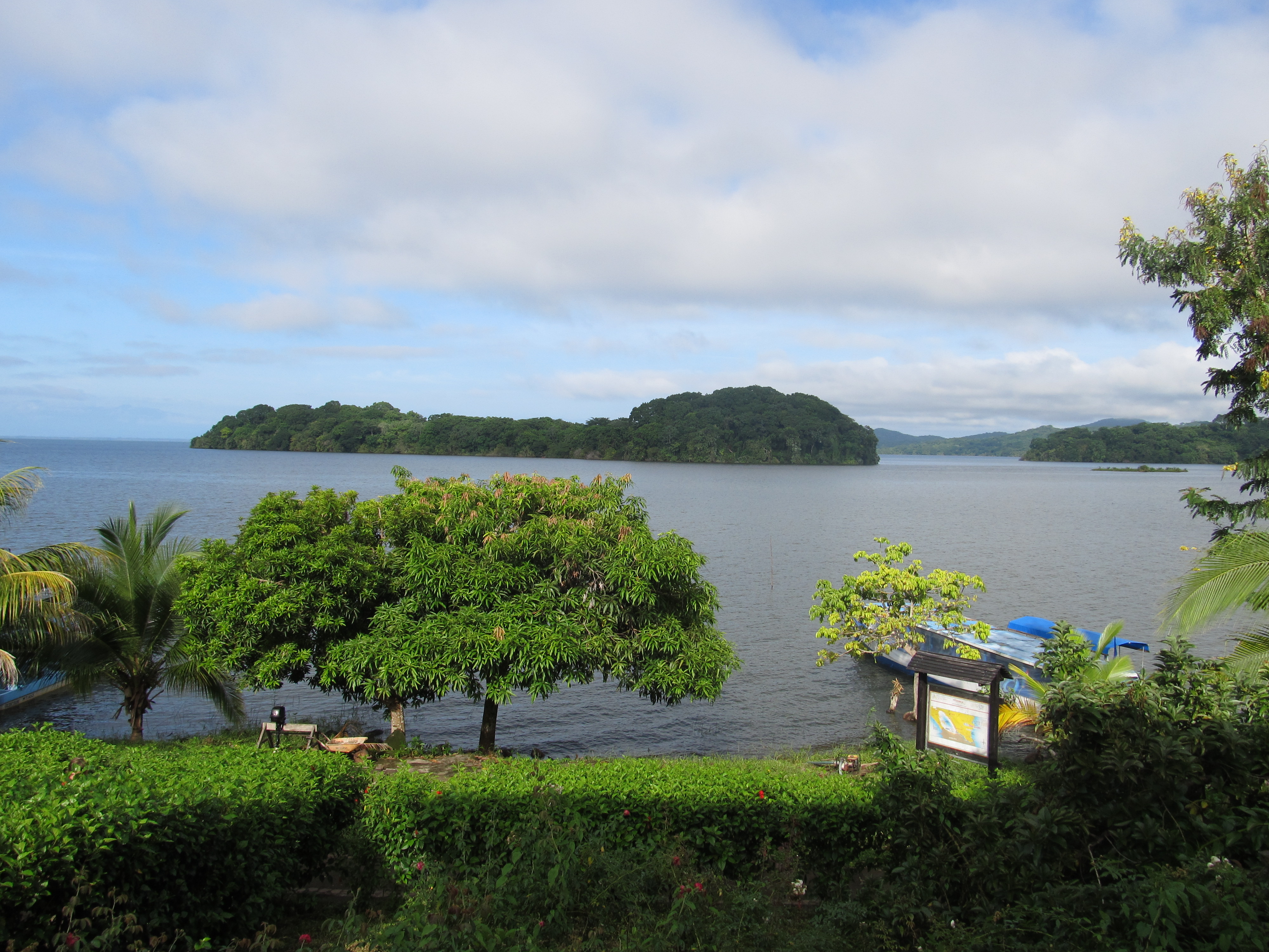 The Solentiname Islands in Lake Nicaragua, home to diverse bird species and a growing ecotourism destination.