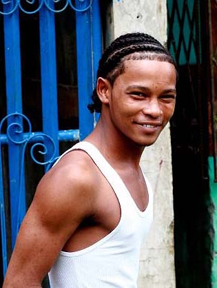 An Afro-Nicaraguan man, representing one of the country's diverse ethnic groups.