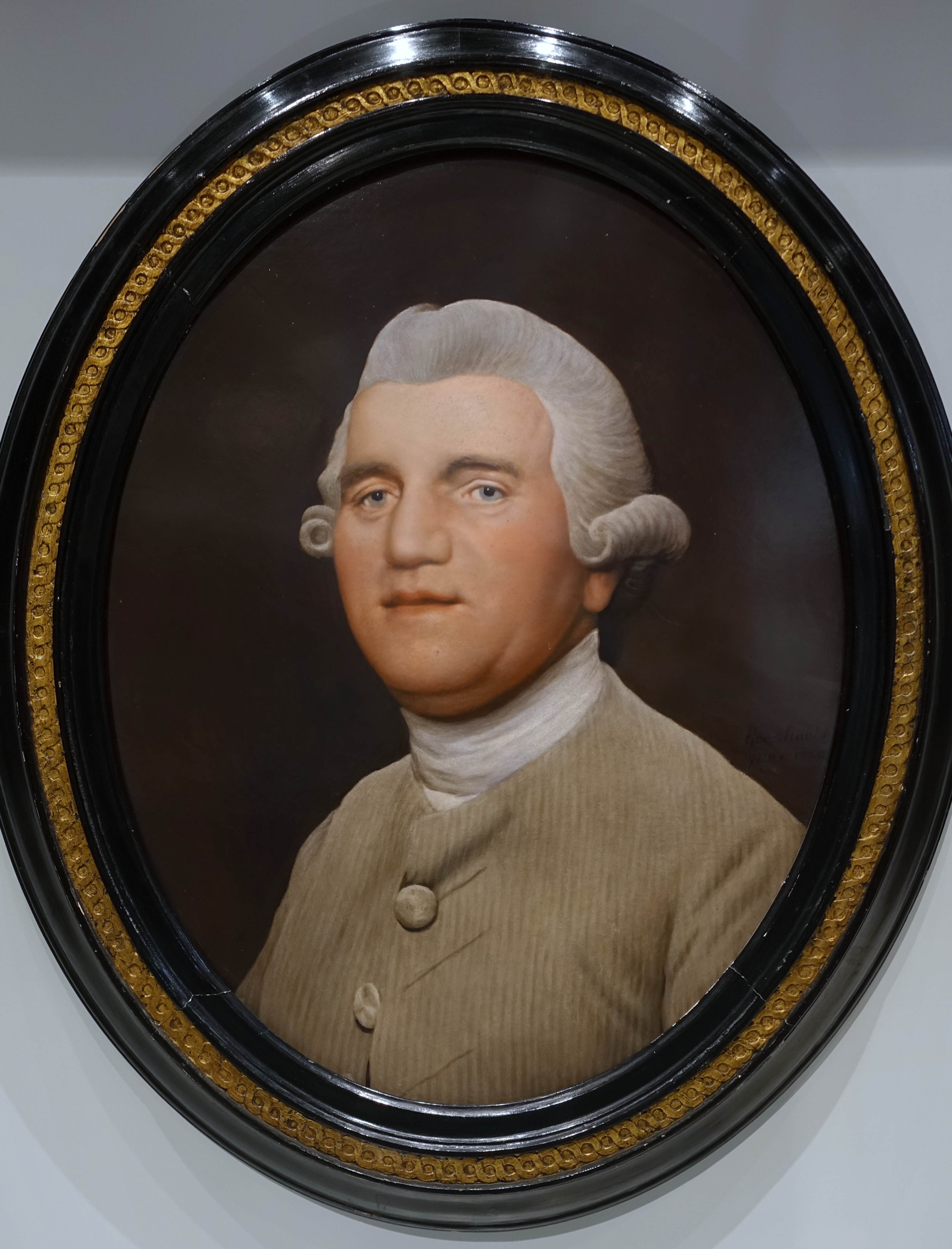 1780년 조지 스텁스가 그린 조시아 웨지우드의 초상화