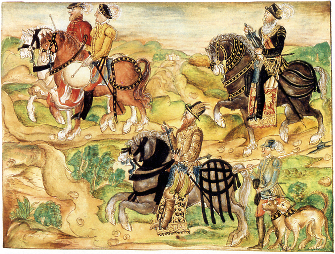 The German Welser Armada exploring Venezuela, German Welsers ruled Venezuela from 1528 to 1546, before it was retaken by the Spanish Empire. Painting of 1560 by Hieronymus Köler.