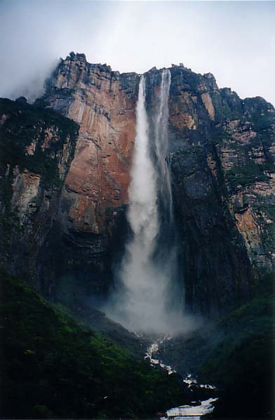 Ángel Falls is one of Venezuela's top tourist attractions and the world's highest waterfall, located in the Canaima National Park.