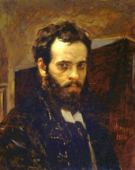 Antonio Herrera Toro, self portrait 1880
