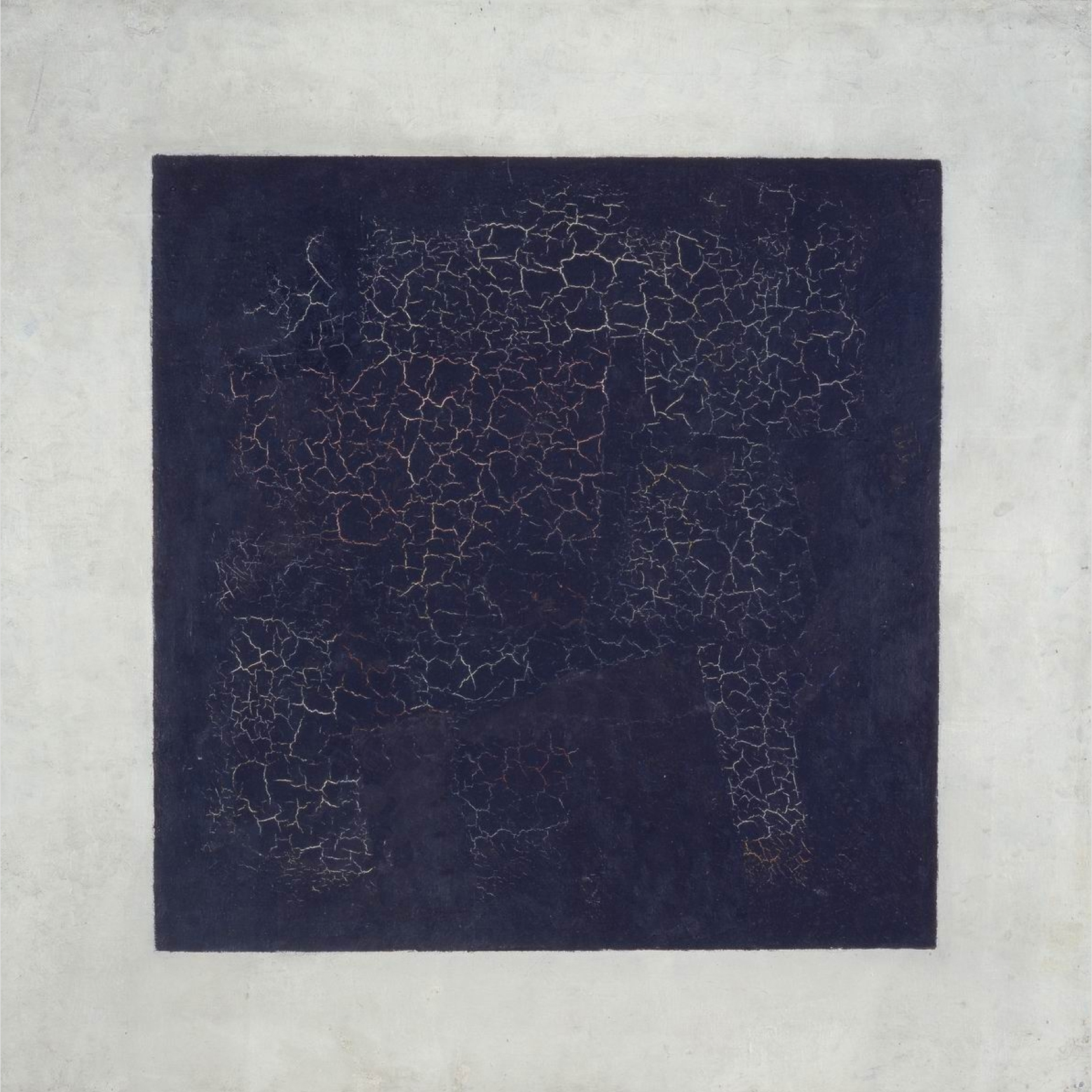 카지미르 말레비치, 1915, 검은 수프라마티슴 사각형, 캔버스에 유채, 79.5 x 79.5 cm, 트레티야코프 미술관, 모스크바