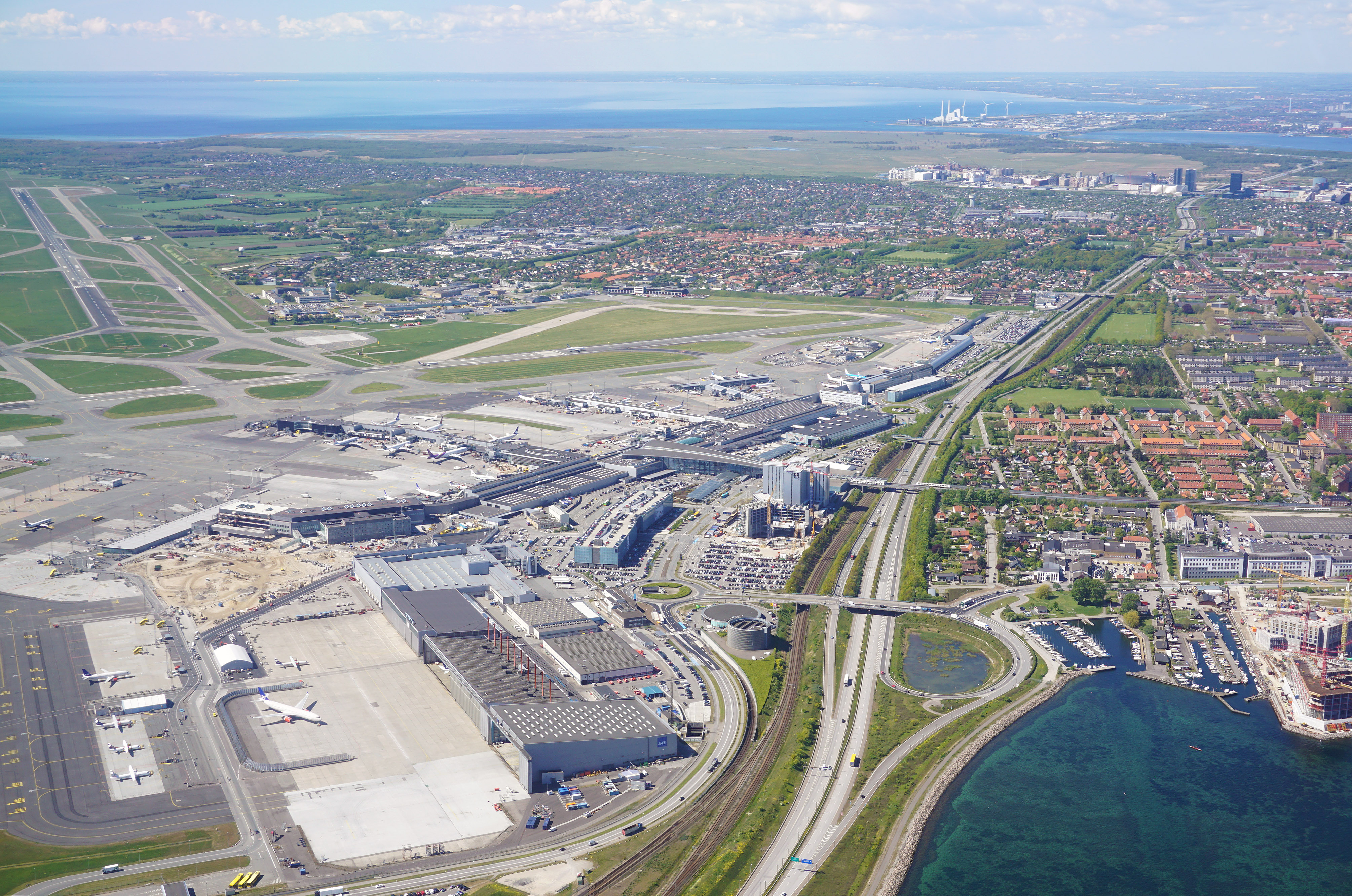 Copenhagen Airport is the largest airport in Scandinavia and a major hub for Northern Europe.
