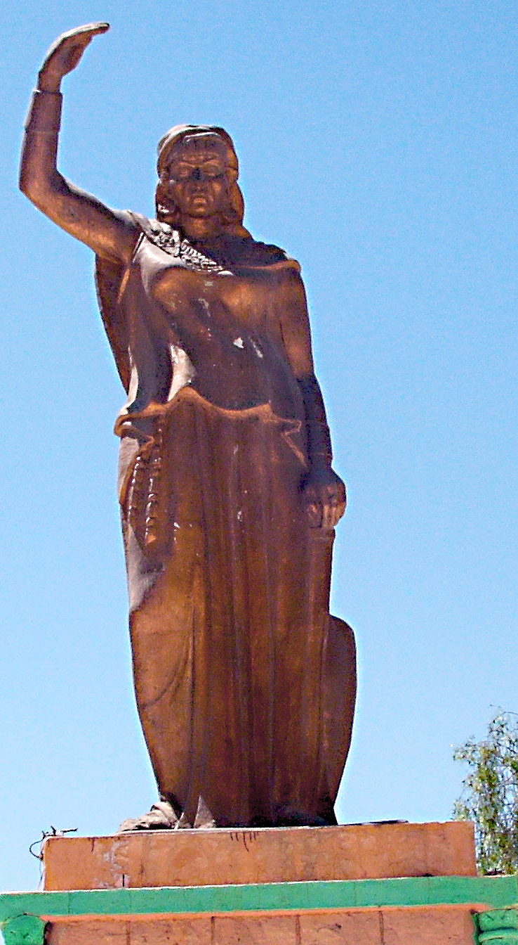 Tugu peringatan Dihya di Khenchela, Aljazair