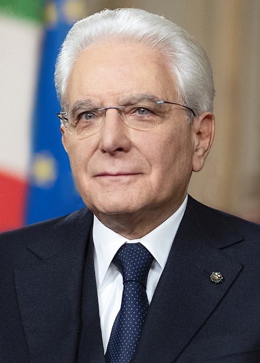 Sergio Mattarella, President of Italy, serving as the head of state since 2015.