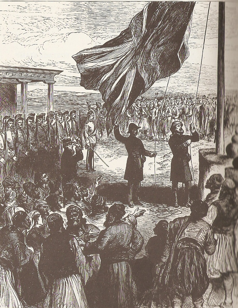 Pengibaran bendera Inggris di Nikosia