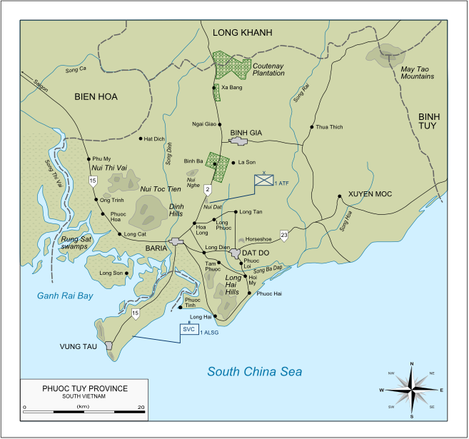 푸억투이성, 남베트남