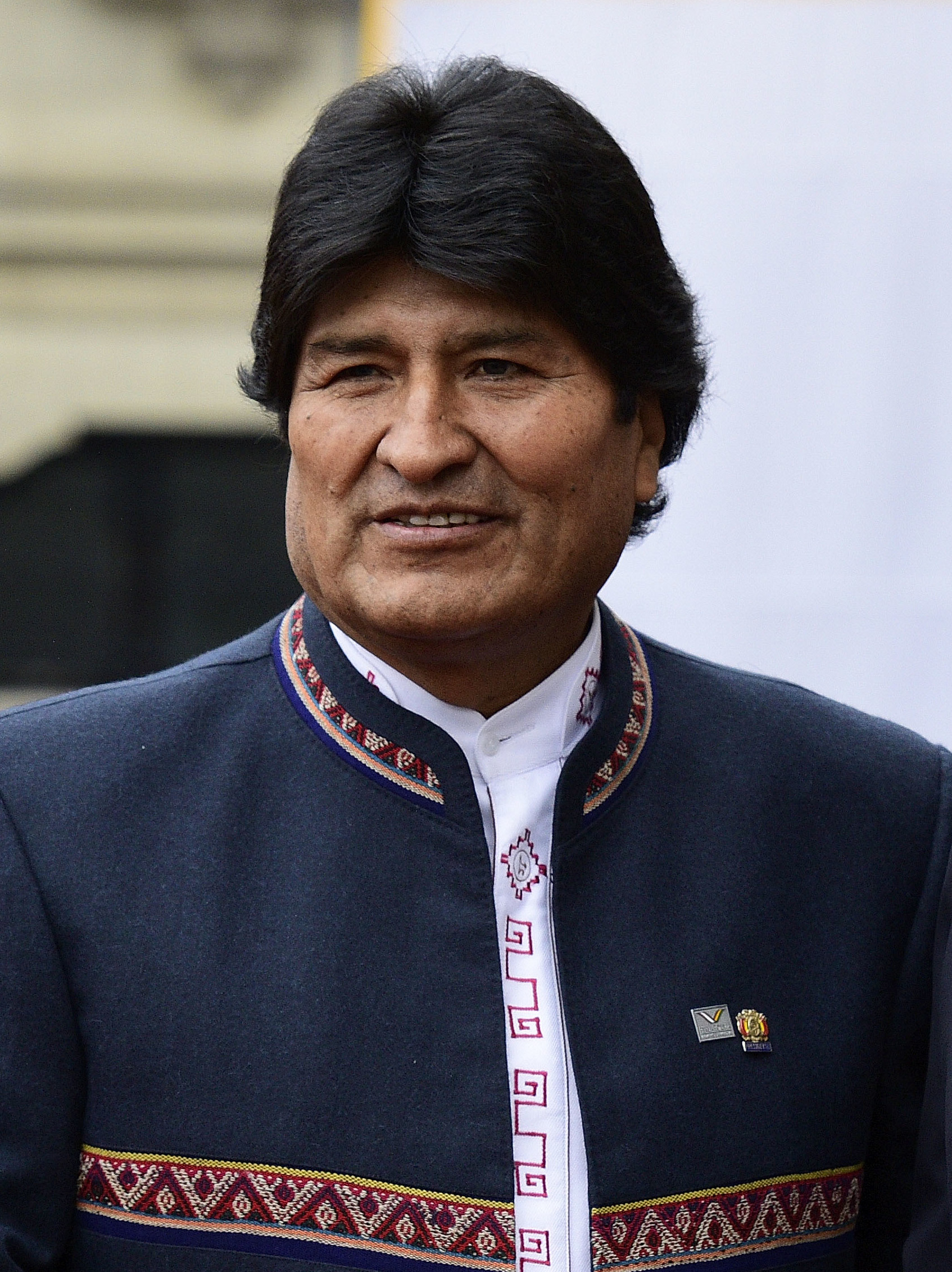 Former President Evo Morales (right) during his tenure.