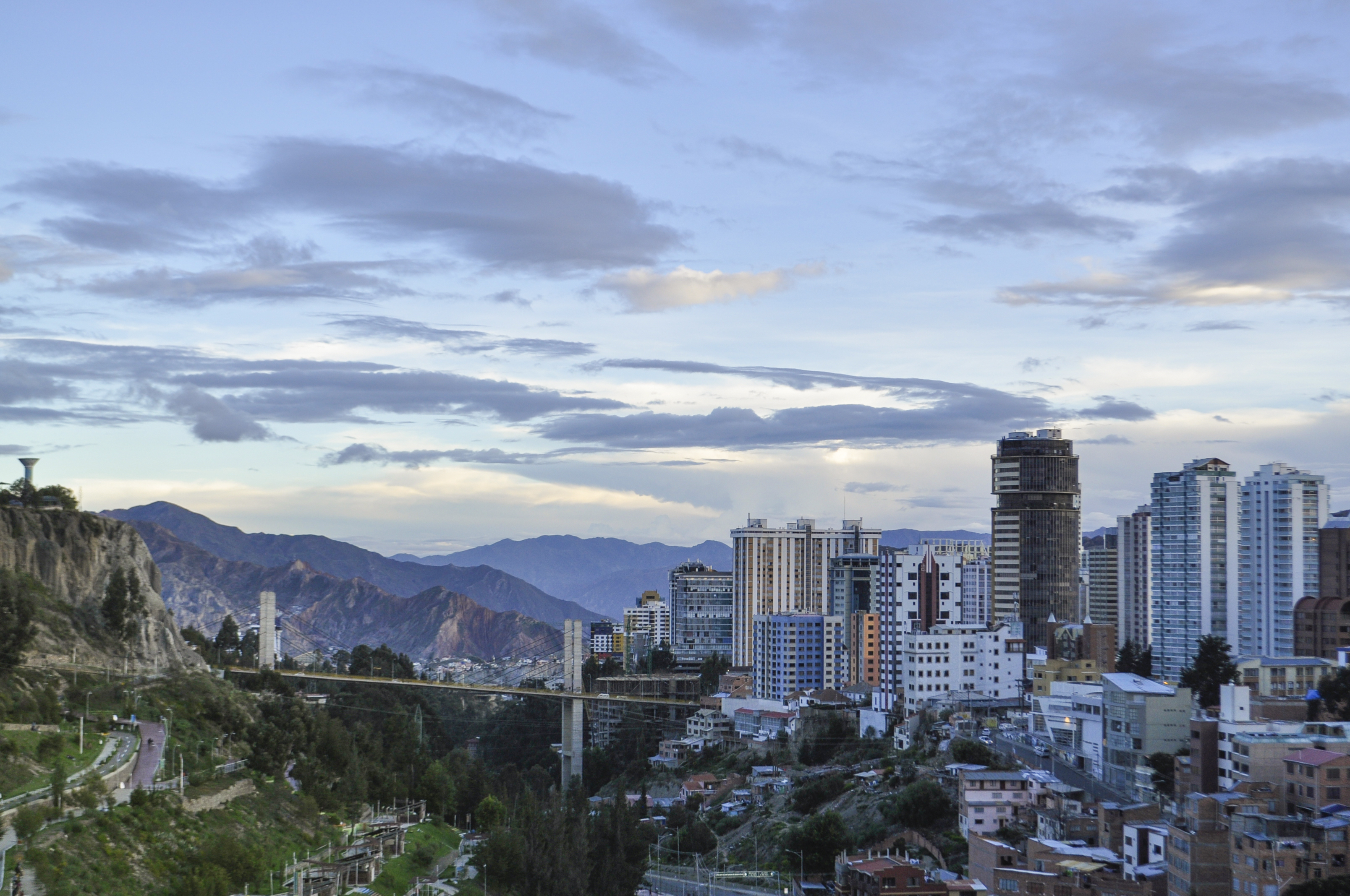La Paz serves as Bolivia's main financial and governmental center, though Sucre is the constitutional capital.