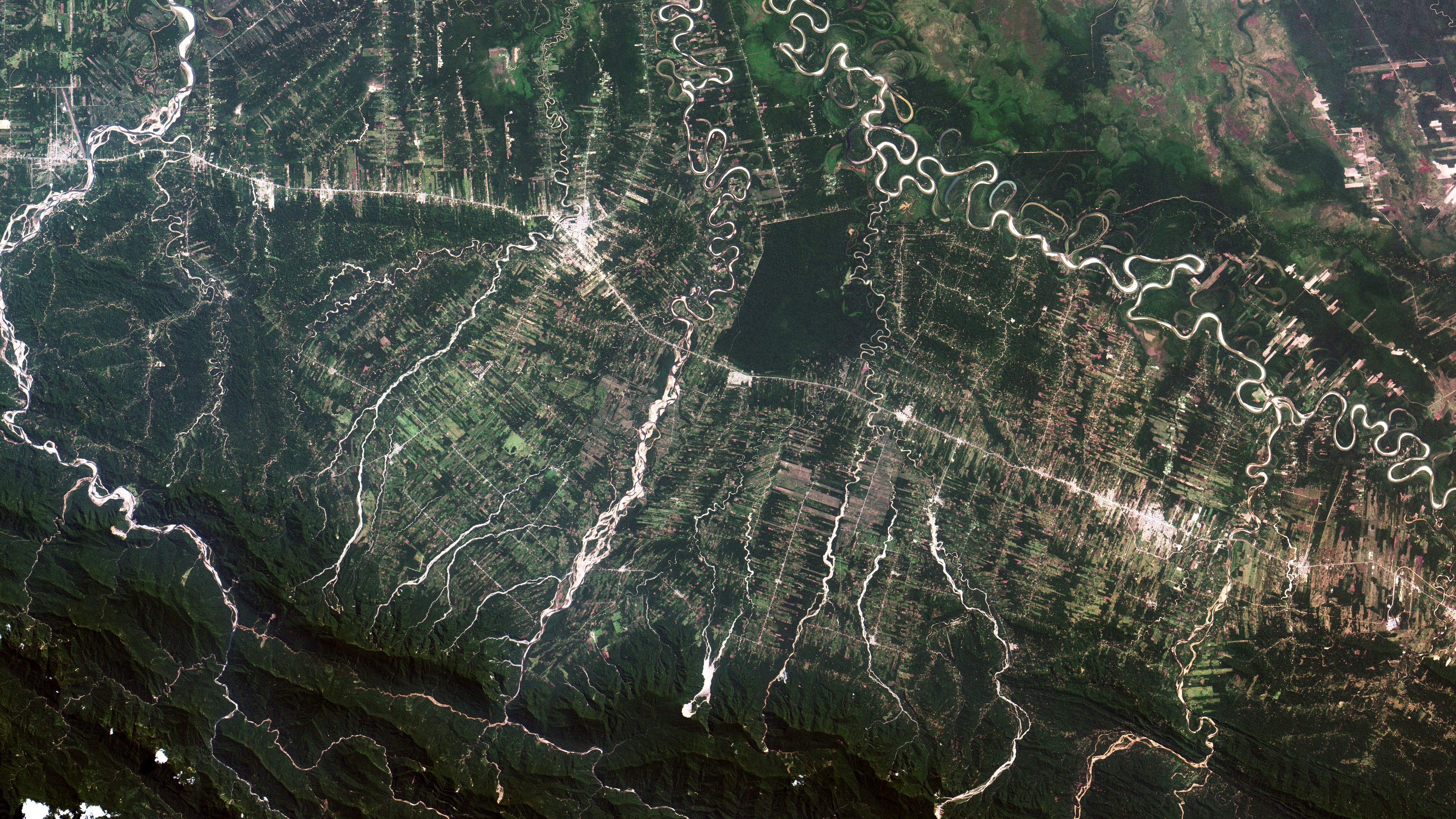 Ivirgarzama, an important agricultural region for the cultivation of bananas, citrus fruits, pineapples, and rice in the tropical lowlands.