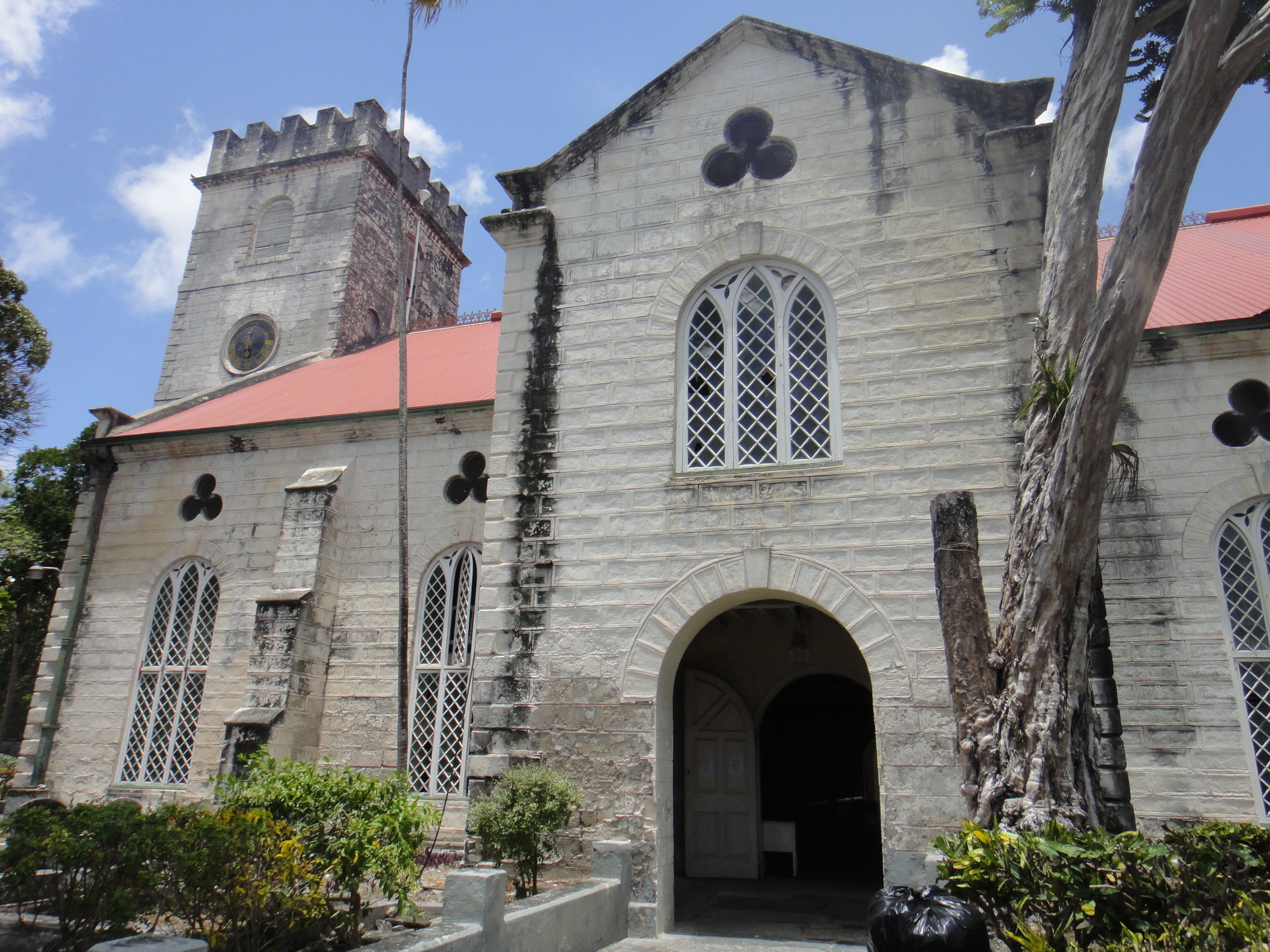 The Cathedral Church of Saint Michael and All Angels in Bridgetown, a prominent Anglican church.