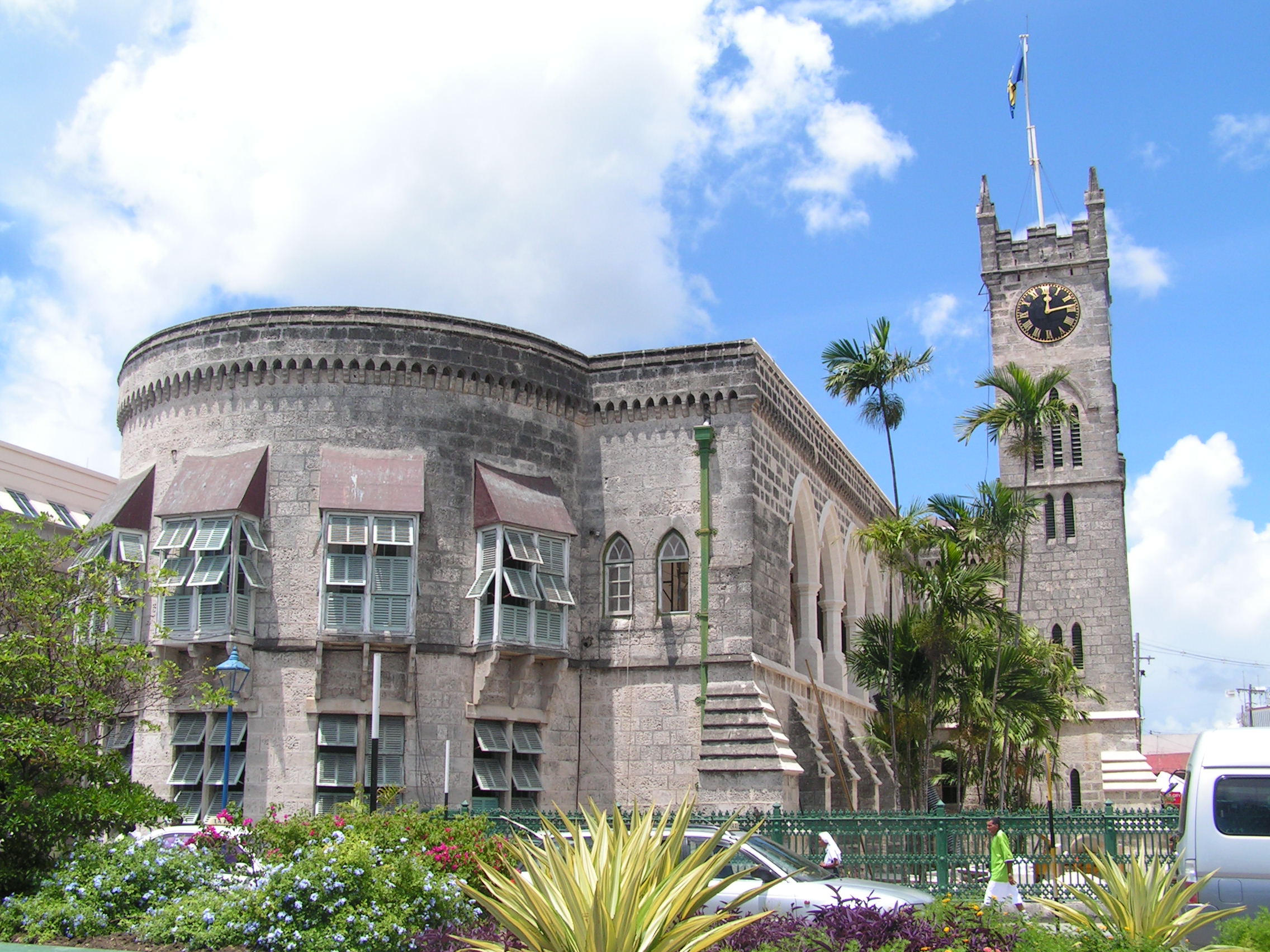 The Barbados Parliament Buildings in Bridgetown, home to one of the oldest legislatures in the Americas.