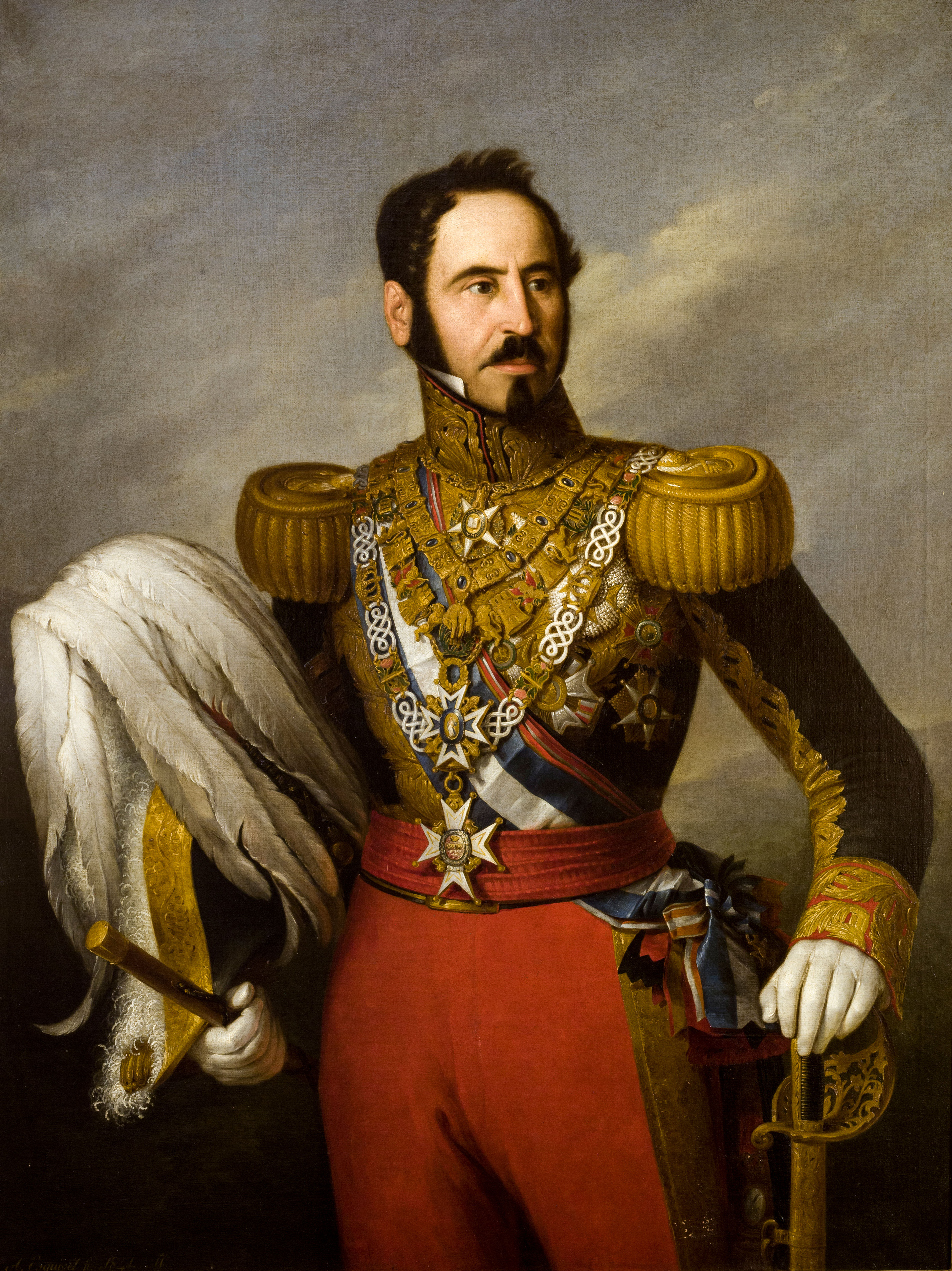 General and statesman Baldomero Espartero, a key political figure in 19th-century Spain, representing the struggles between liberal and conservative forces.
