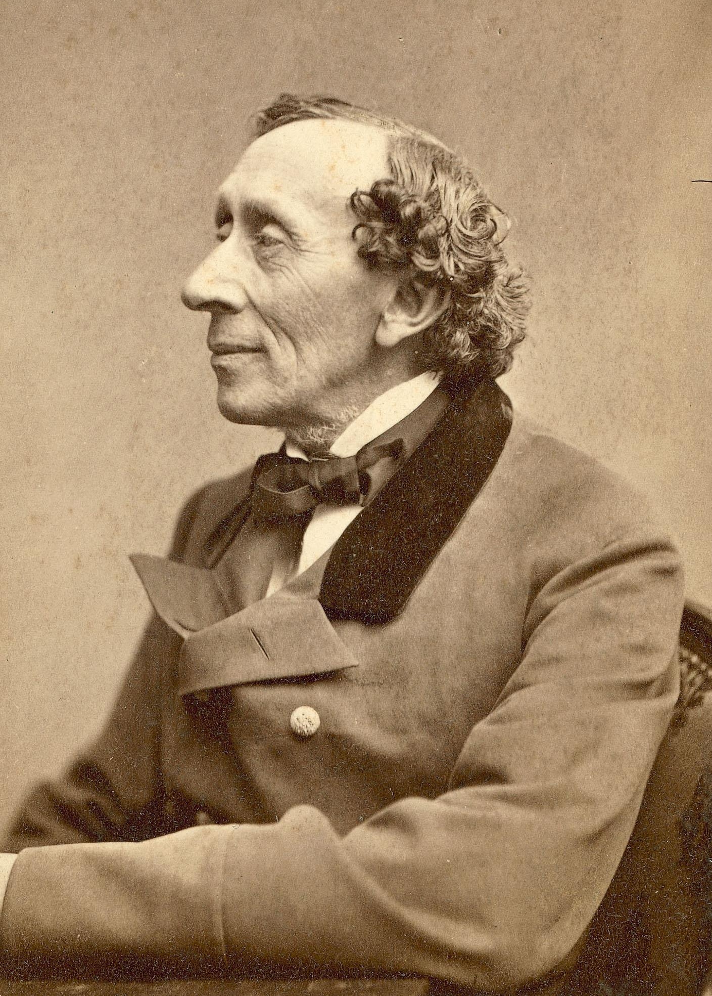 Hans Christian Andersen, renowned author best remembered for his literary fairy tales, which have achieved global recognition.