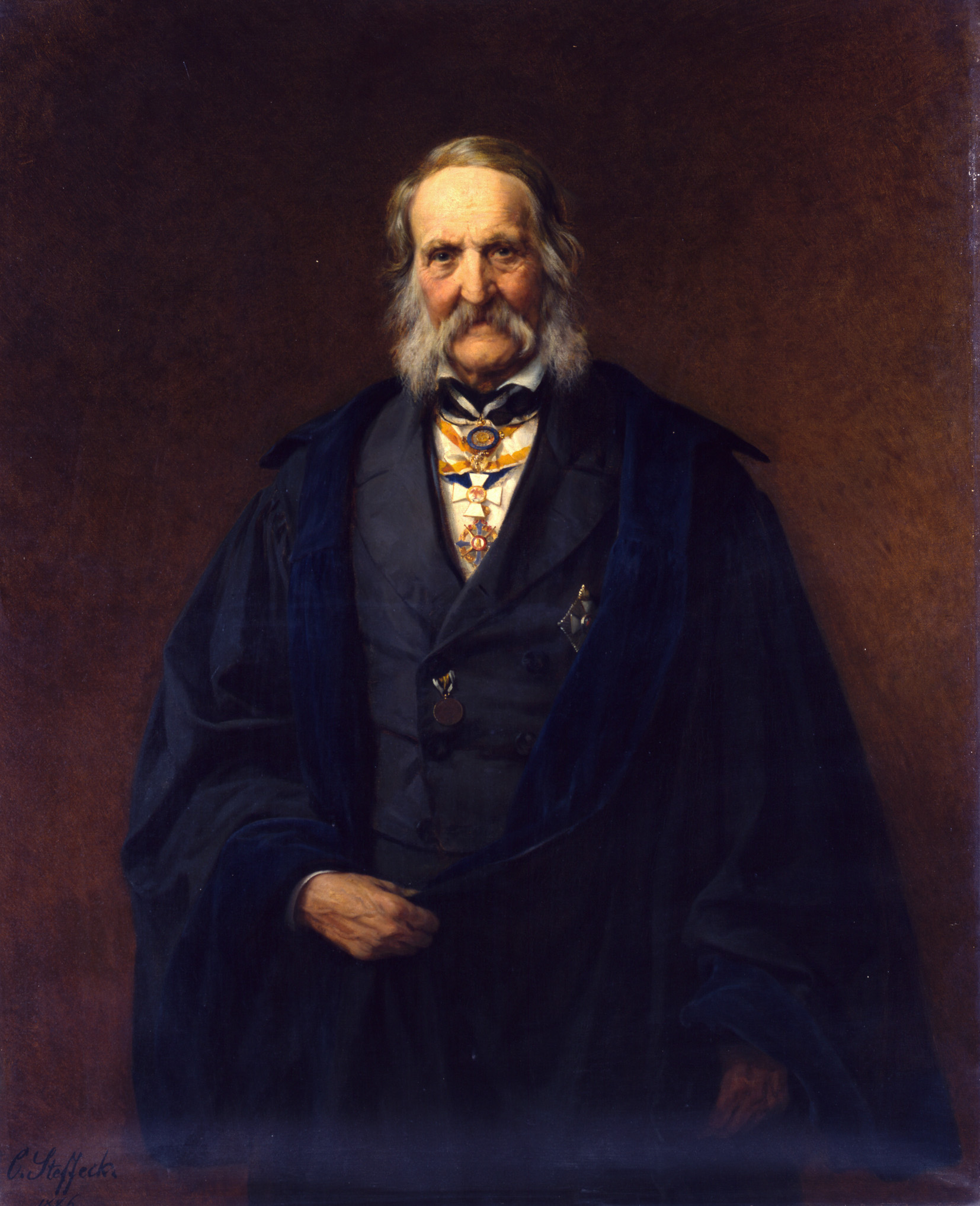 프란츠 에른스트 노이만, Carl Steffeck의 초상화 (1886)