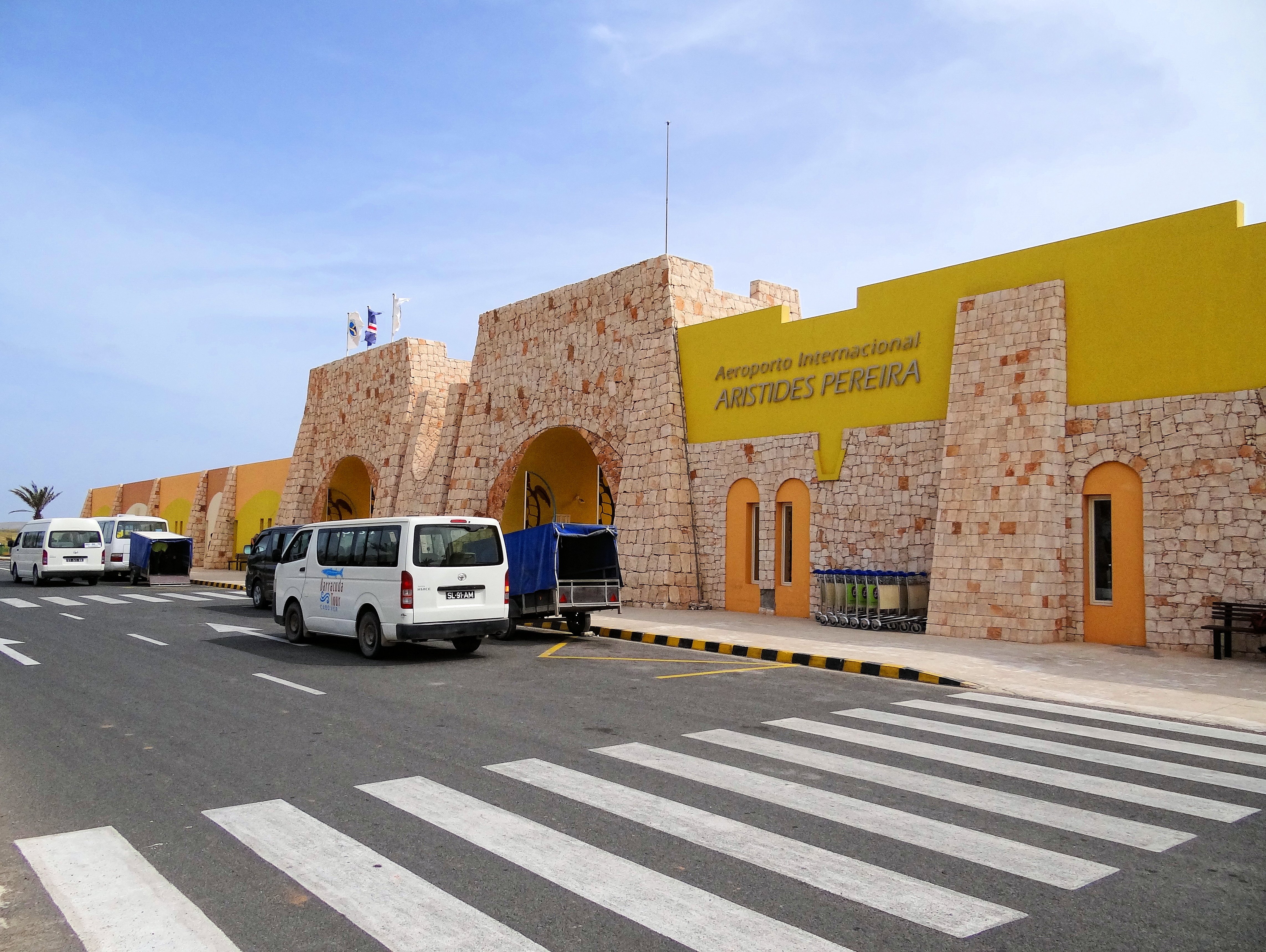 Aristides Pereira International Airport on Boa Vista island, serving the growing tourism sector.