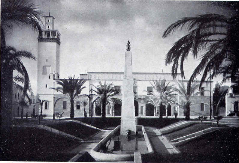 Al Manar Royal Palace in central Benghazi - the location of the University of Libya's first campus, founded by royal decree in 1955.