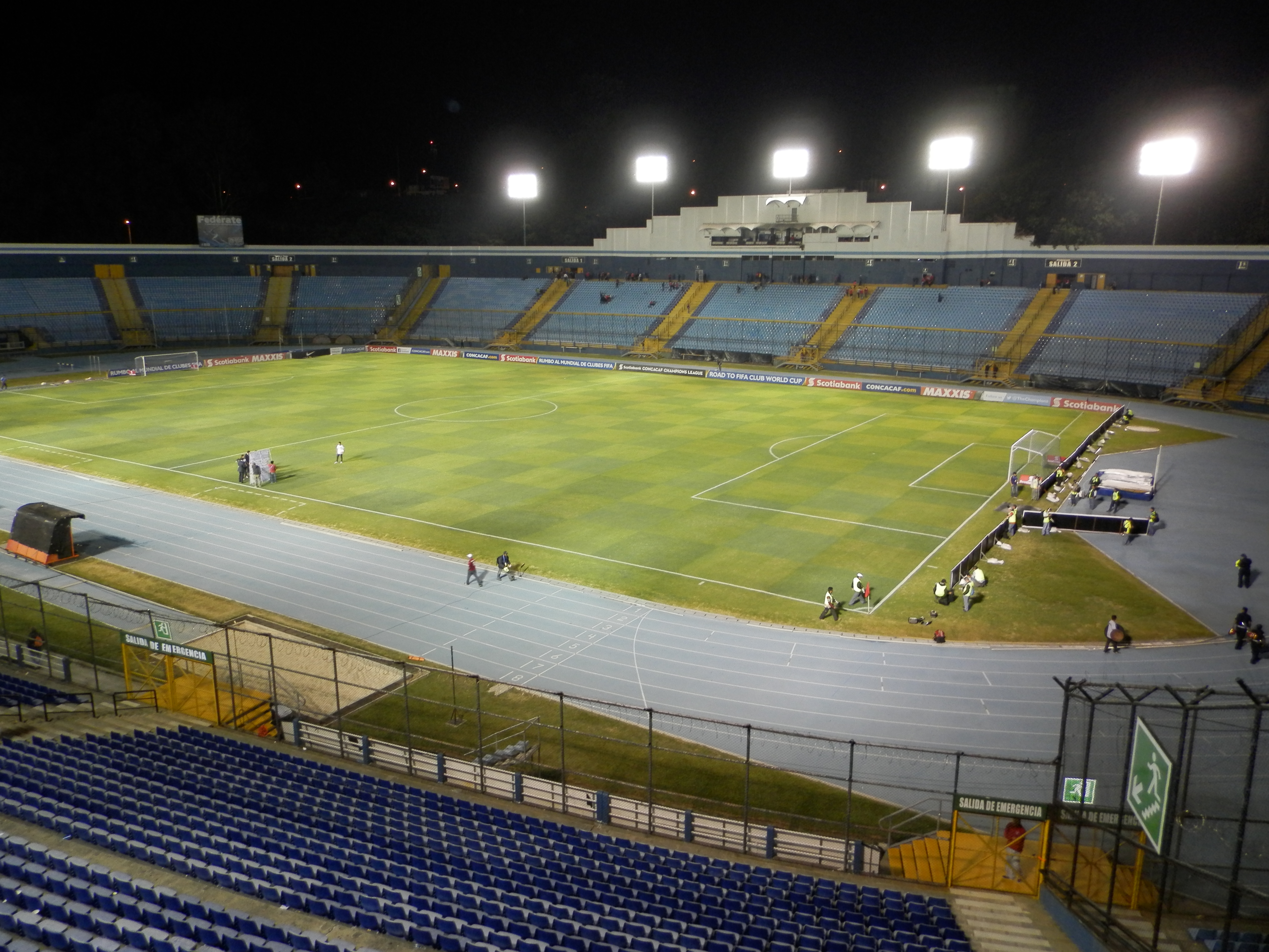 Estadio Doroteo Guamuch Flores in Guatemala City, the national stadium.