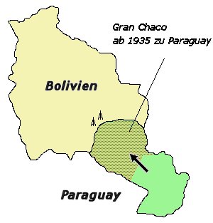 The Gran Chaco was the site of the Chaco War (1932-1935), in which Paraguay successfully defended most of the disputed territory against Bolivia.
