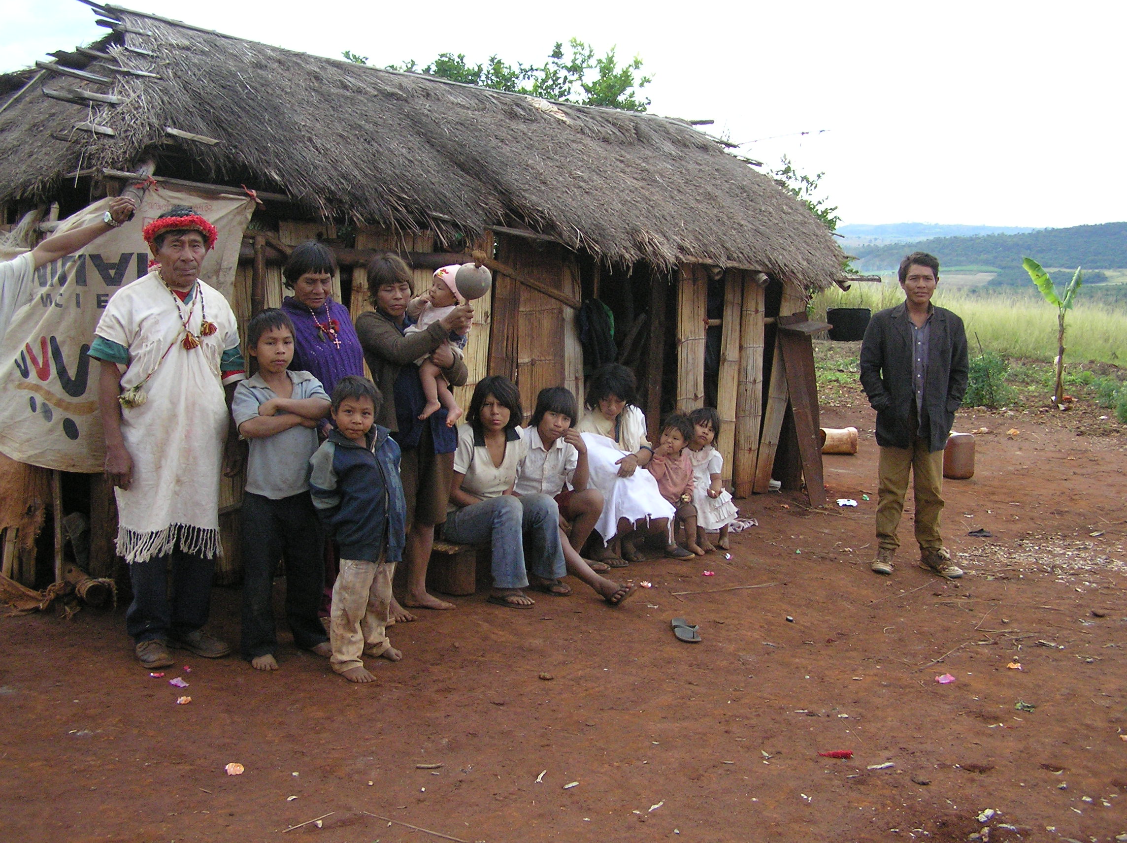 Pai Tavytera indigenous people, a Guarani subgroup.