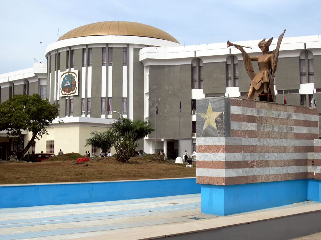 The Capitol Building in Monrovia, housing the Legislature of Liberia.
