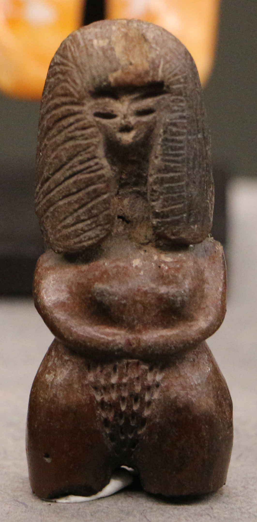 A Venus figurine (2300-2000 BCE) of the Valdivia culture from Santa Elena Province, displayed in the National Archaeological Museum of Florence.