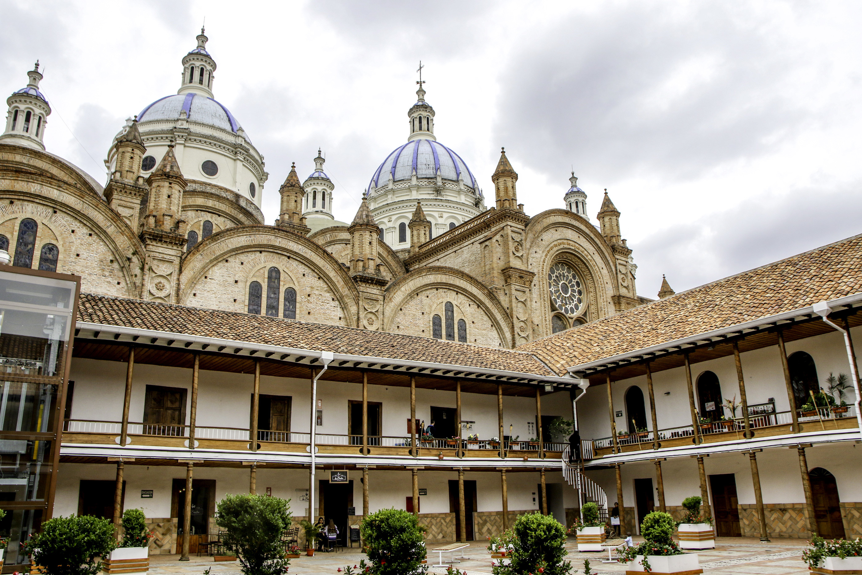 The historic center of Cuenca, a UNESCO World Heritage Site and a major tourist destination.