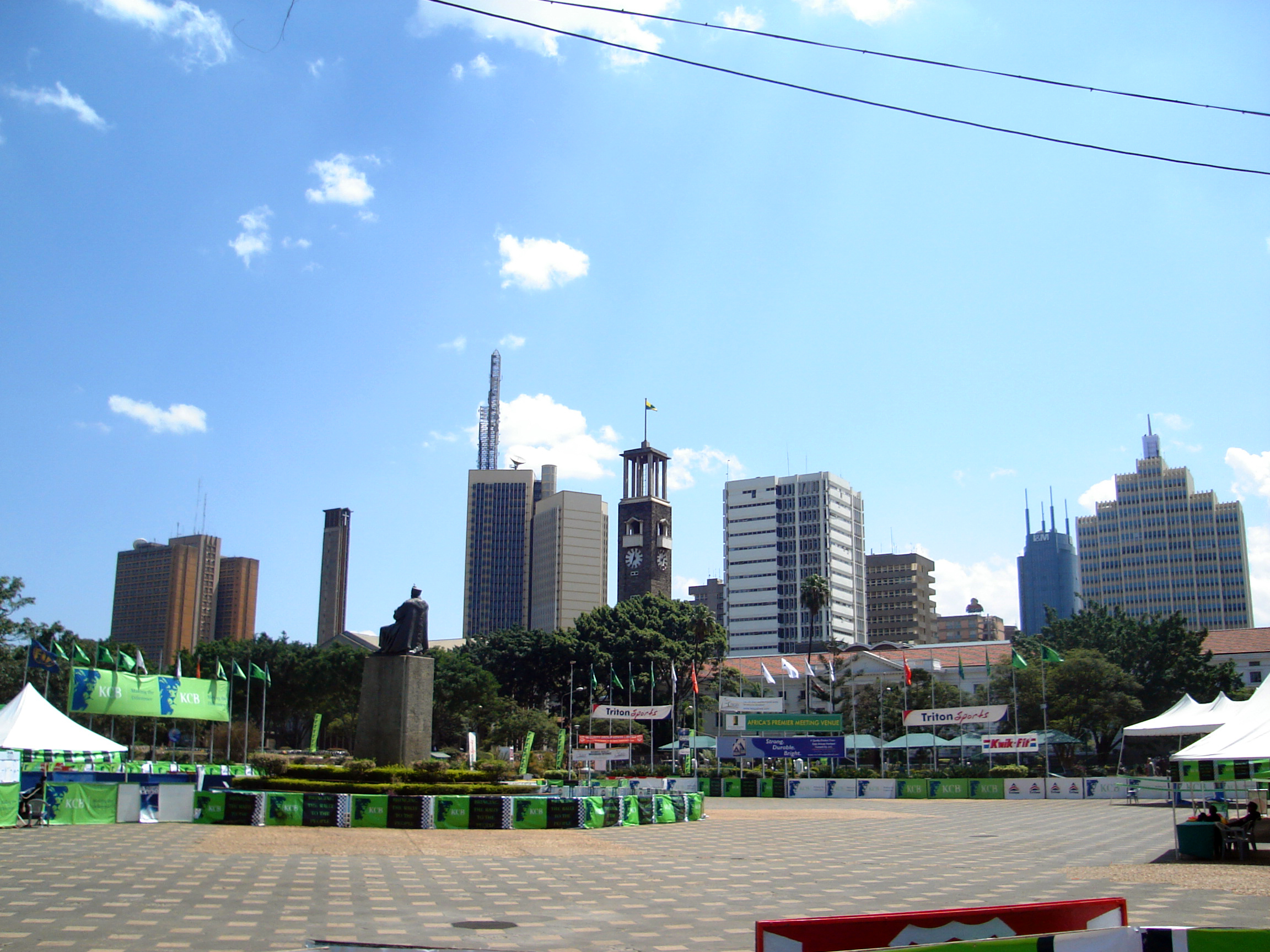Cảnh quan thủ đô Nairobi.
