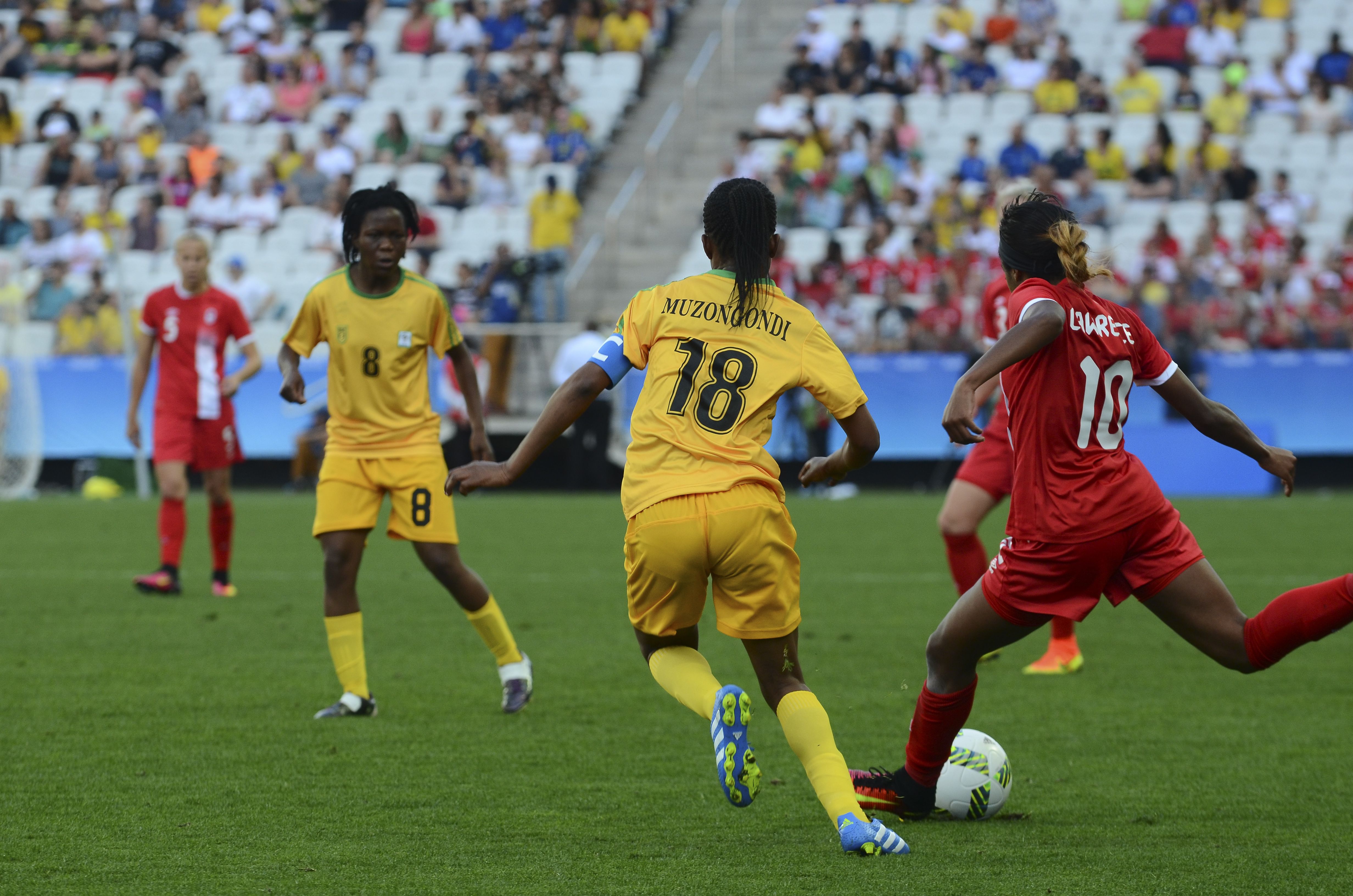 2016년 올림픽에서의 짐바브웨 여자 축구 국가대표팀