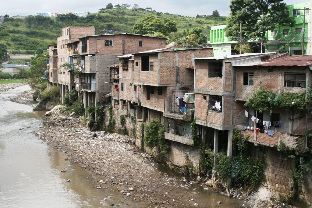 Kawasan setinggan di Tegucigalpa