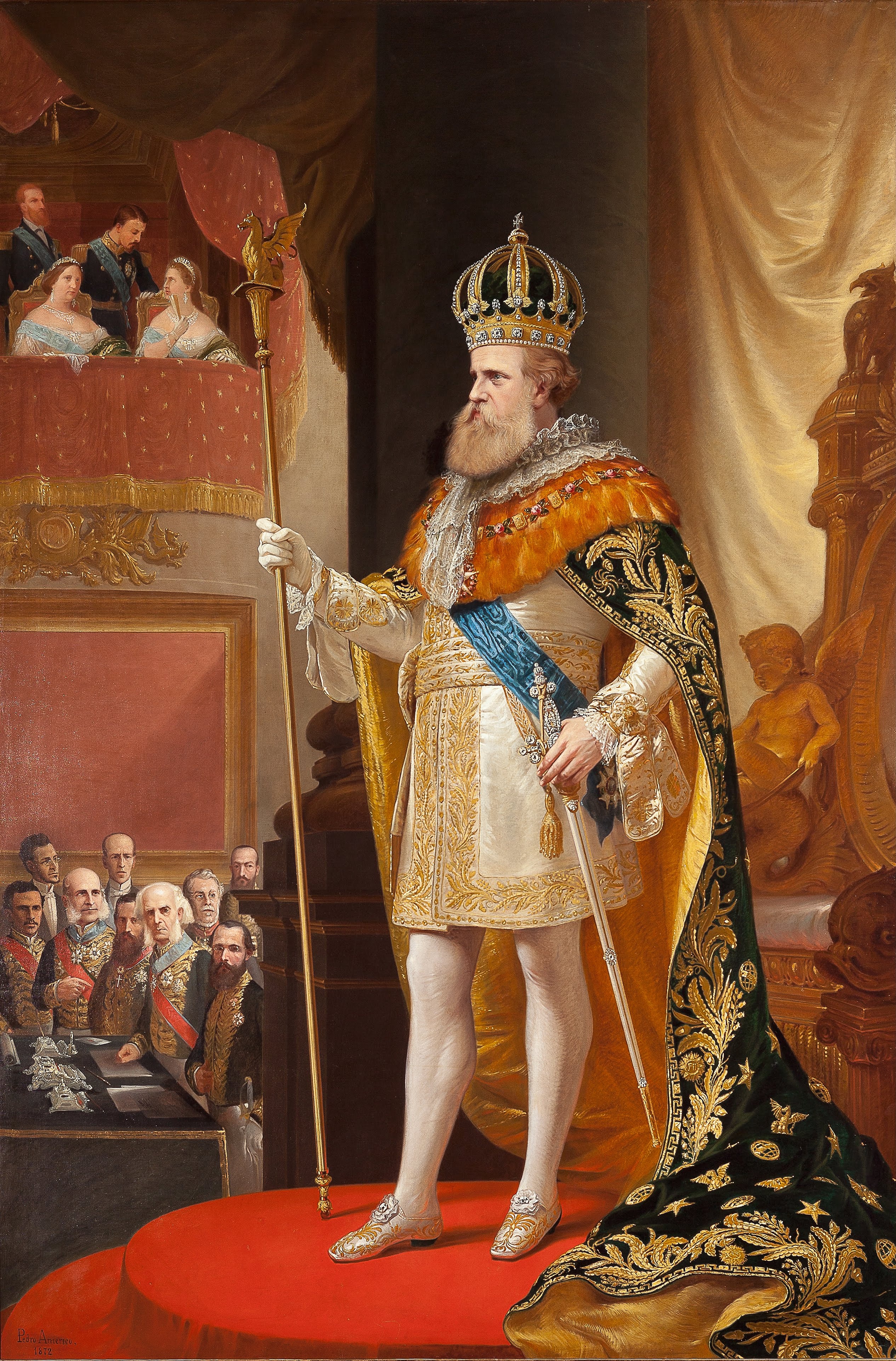 Pedro II, Emperor of Brazil between 1831 and 1889.