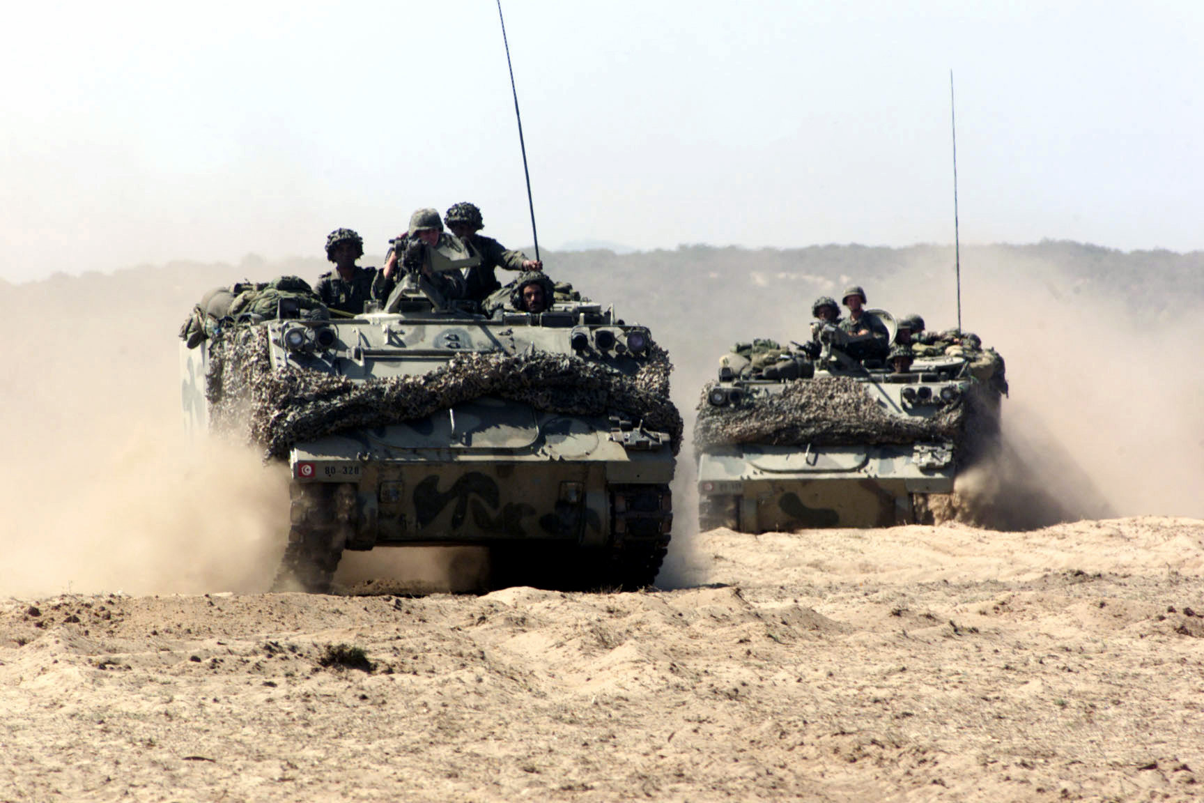 Tunisian military personnel.