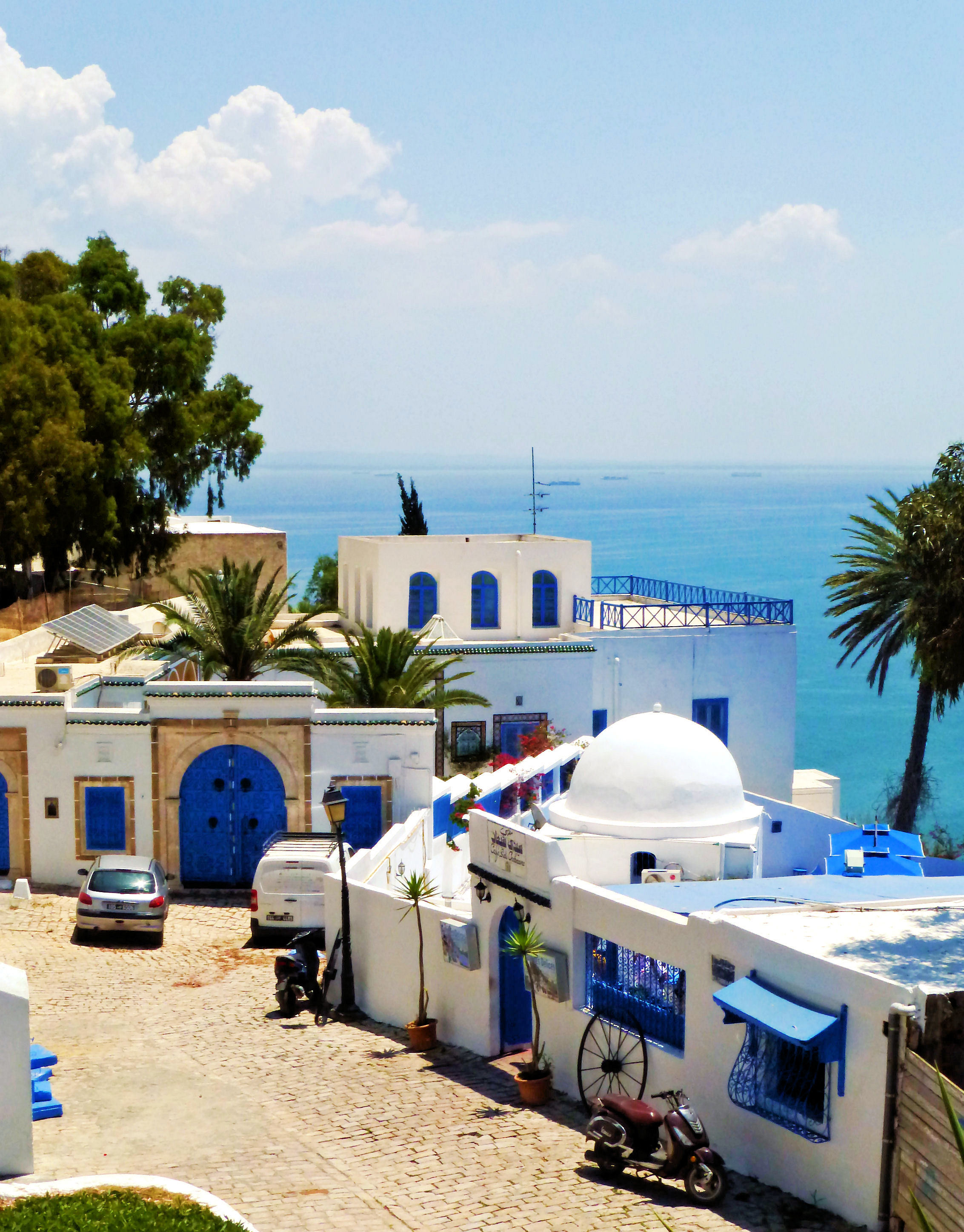 Sidi Bou Said, a popular tourist destination.