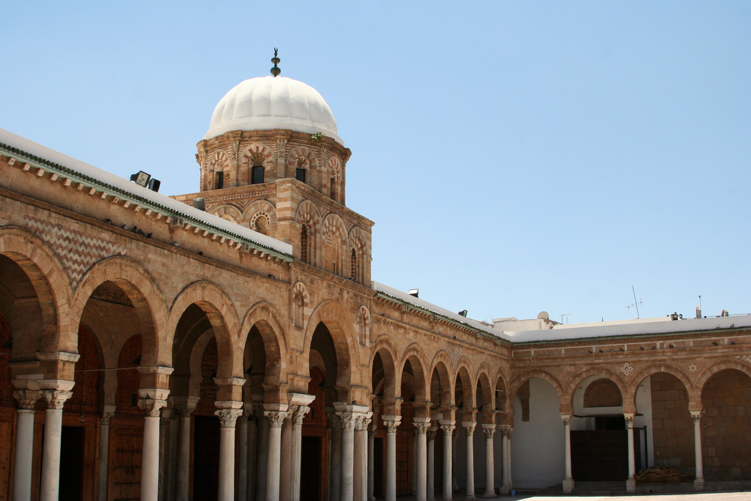 Al-Zaytuna Mosque in Tunis, a historic center of Islamic learning.