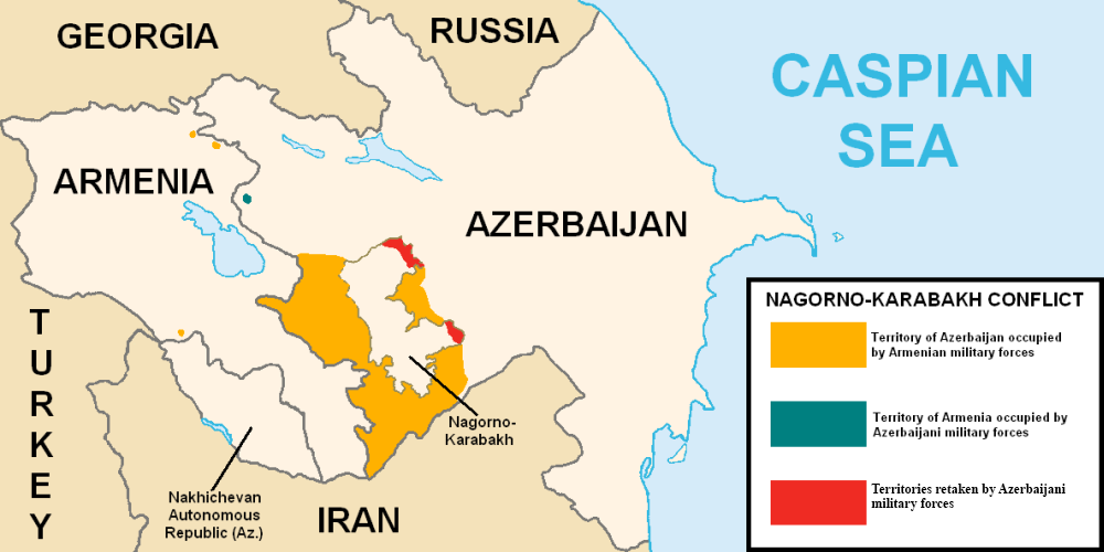 Military situation in the Nagorno-Karabakh region prior to the Second Nagorno-Karabakh War in 2020.