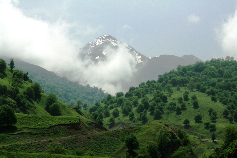 Murovdag is the highest mountain range in the Lesser Caucasus.