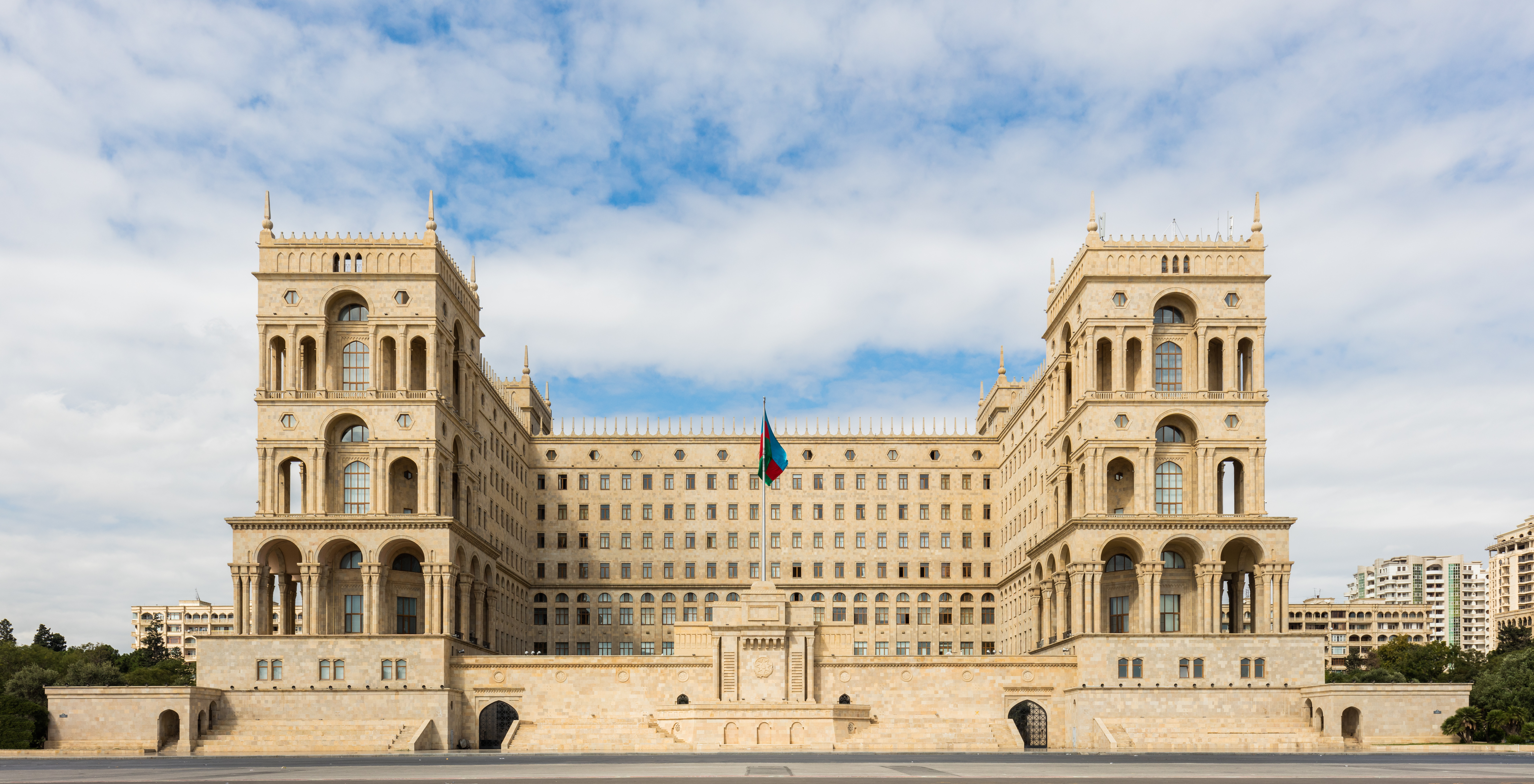 The Government House in Baku, housing various state ministries.