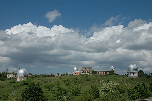 The Shamakhi Astrophysical Observatory, a key center for astronomical research in Azerbaijan.