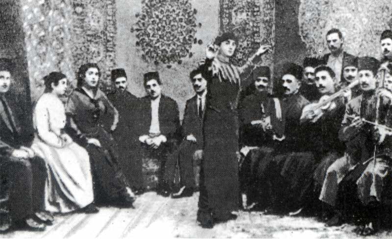 Babak daripada filem Azerbaijan Dalam Kerajaan Minyak dan Jutaan, 1916.