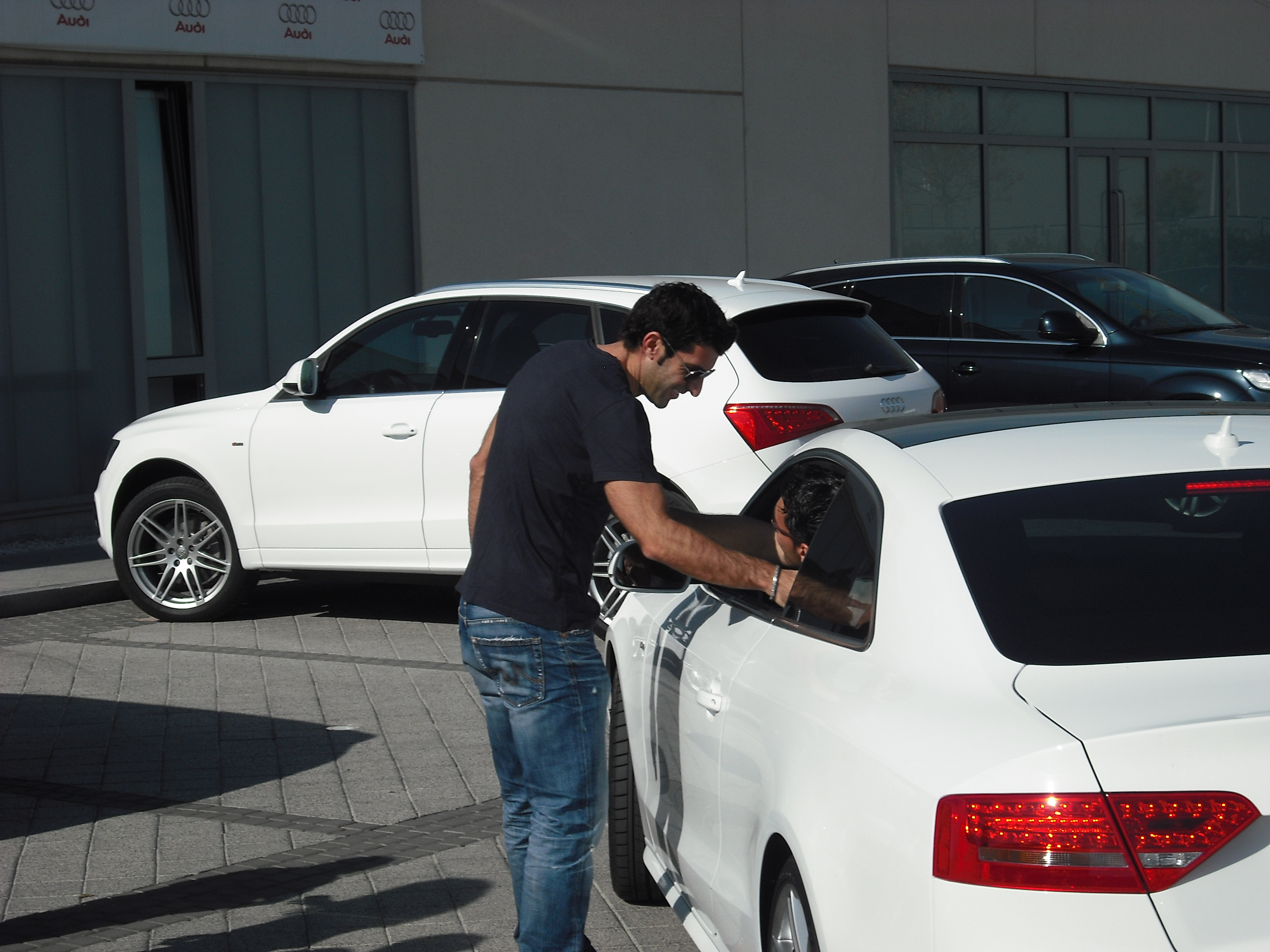 2009년 마드리드에서 루이스 피구.